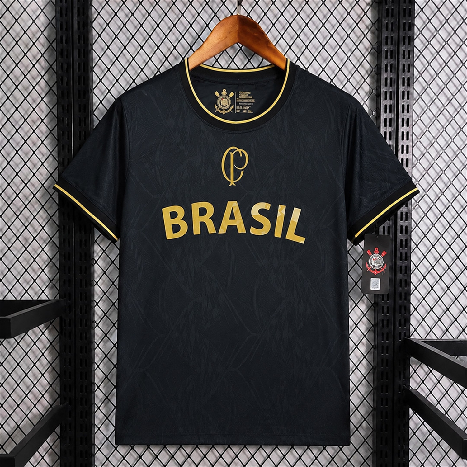 Corinthians 26-27 Brasil Black Special Jersey - Fans Version - ManixJersey