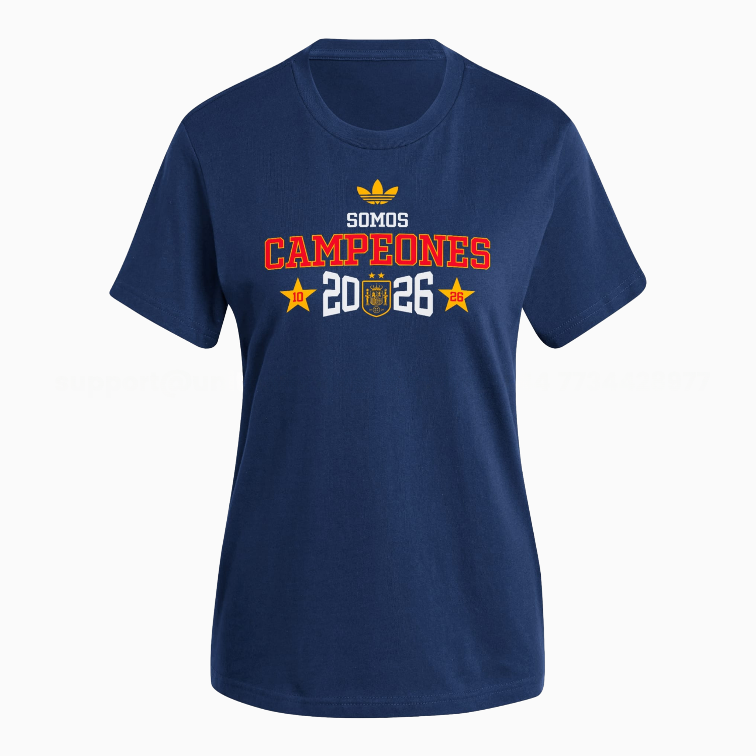 Spain 2026 World Cup Somos Campeones Blue T-shirt - ManixJersey
