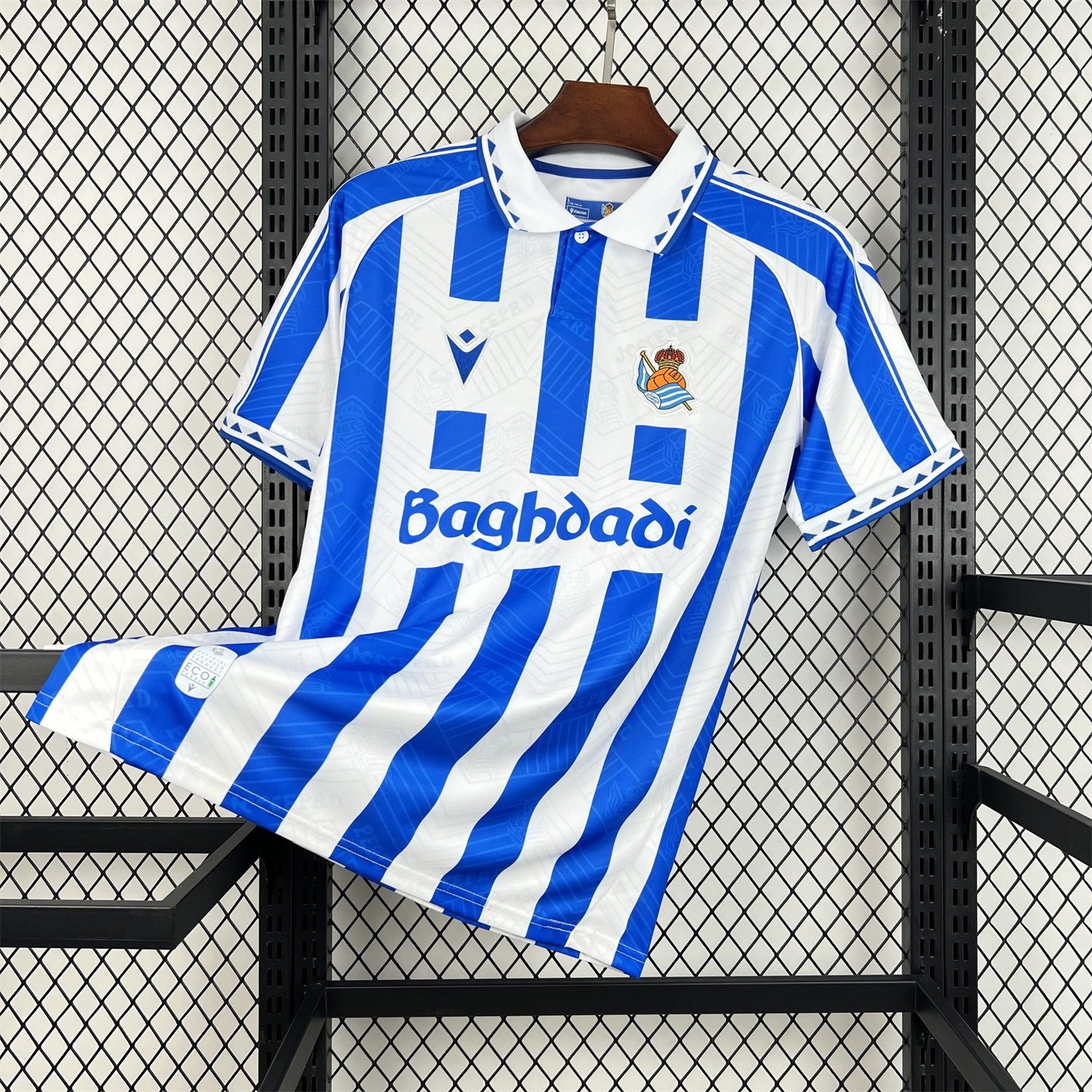 Real Sociedad 25-26 White With Royal Blue Retro Style Special Jersey - Fans Version - ManixJersey