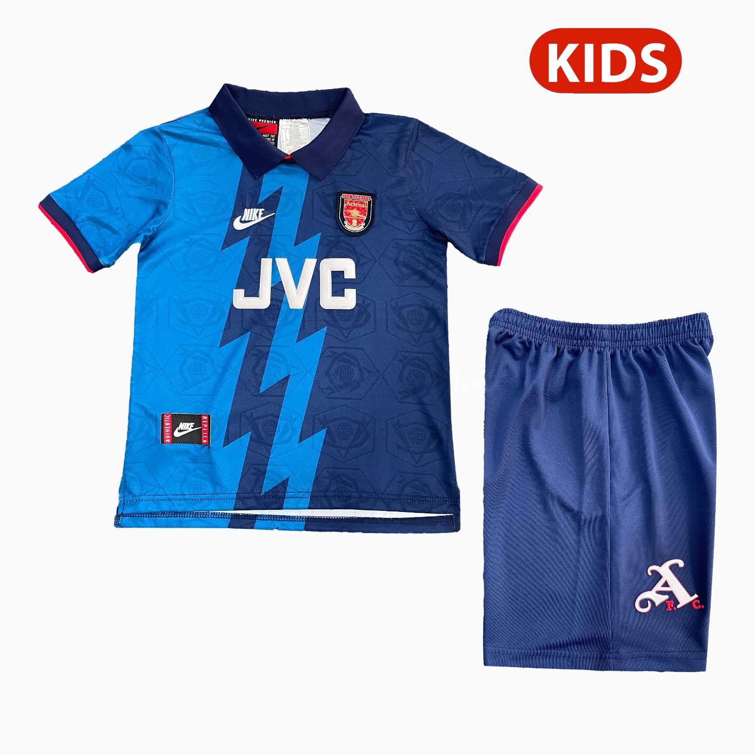Retro Arsenal 1995-96 Away Kids Kit - ManixJersey