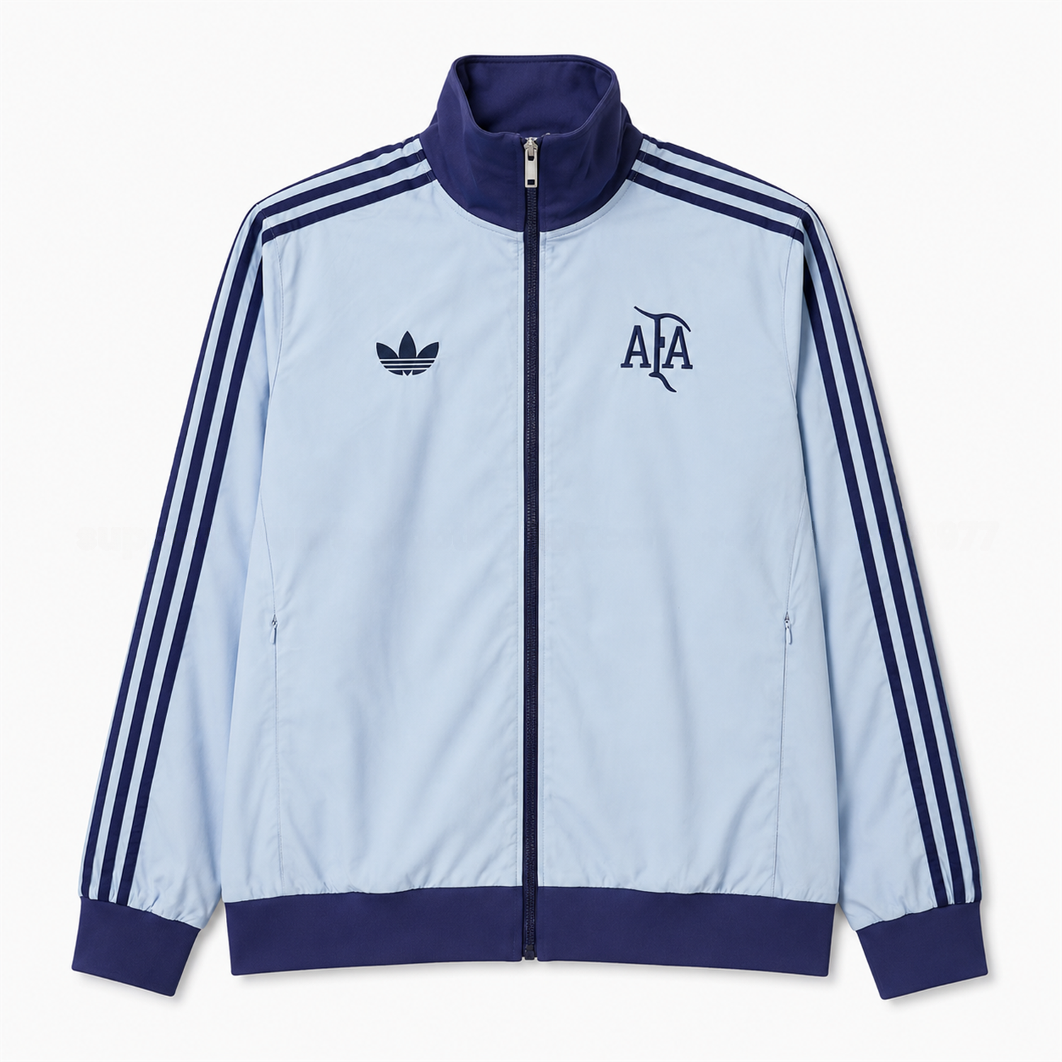 Retro Argentina 24-25 Windbreaker Jacket - Light Blue - ManixJersey