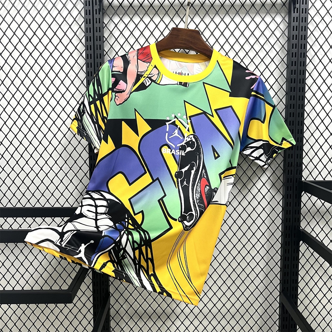 Brazil 2026 Goal Variegated Special Jersey - Fans Version - ManixJersey