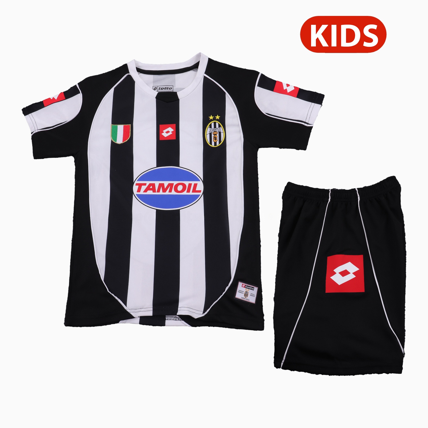 Retro Juventus 2002-03 Home Kids Kit - ManixJersey
