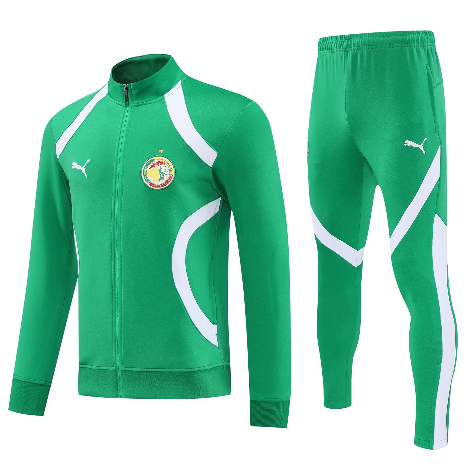 Senegal 2026 Jacket Training Tracksuit - Green Jackets & Green Pants - ManixJersey