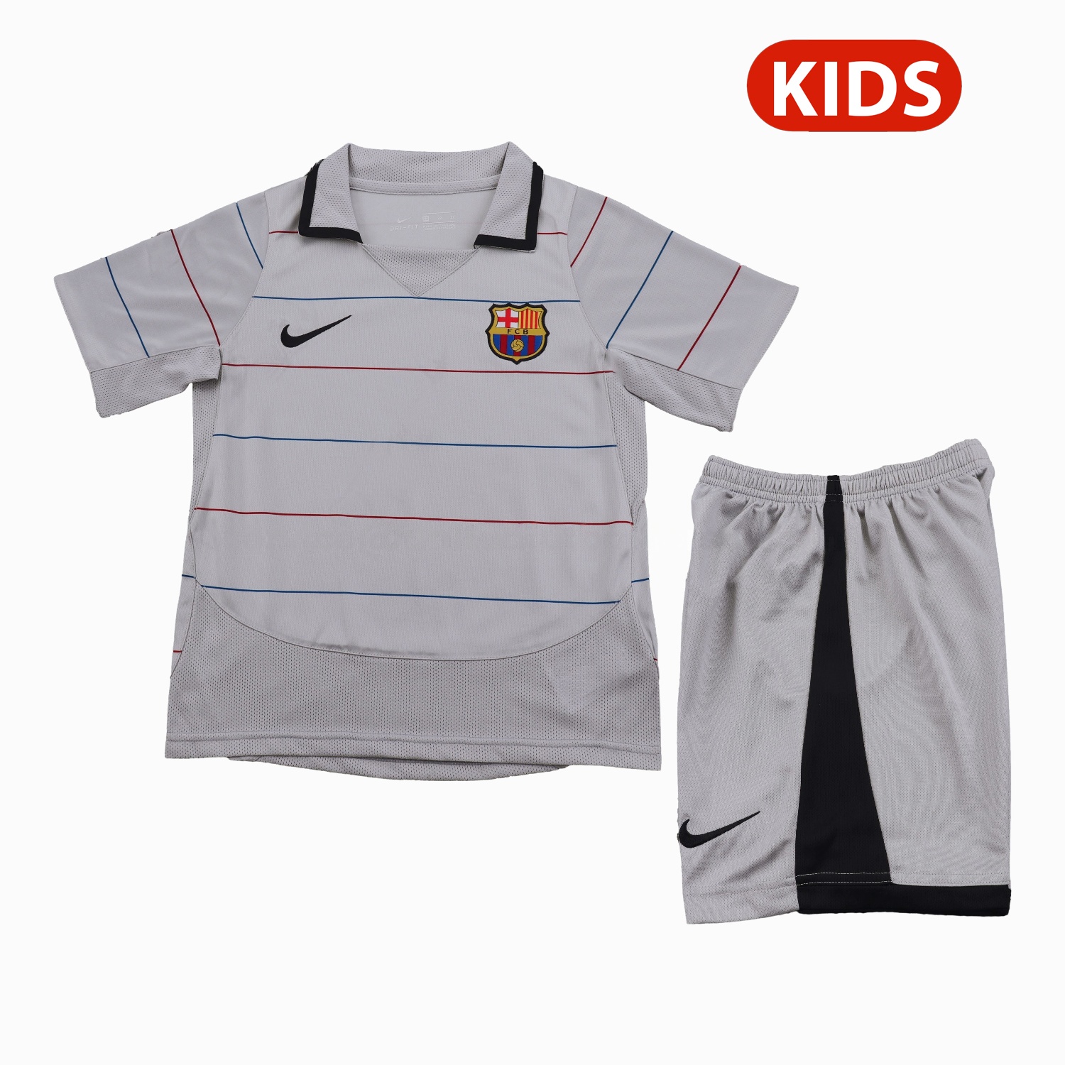 Retro Barcelona 2003-04 Away Kids Kit - ManixJersey