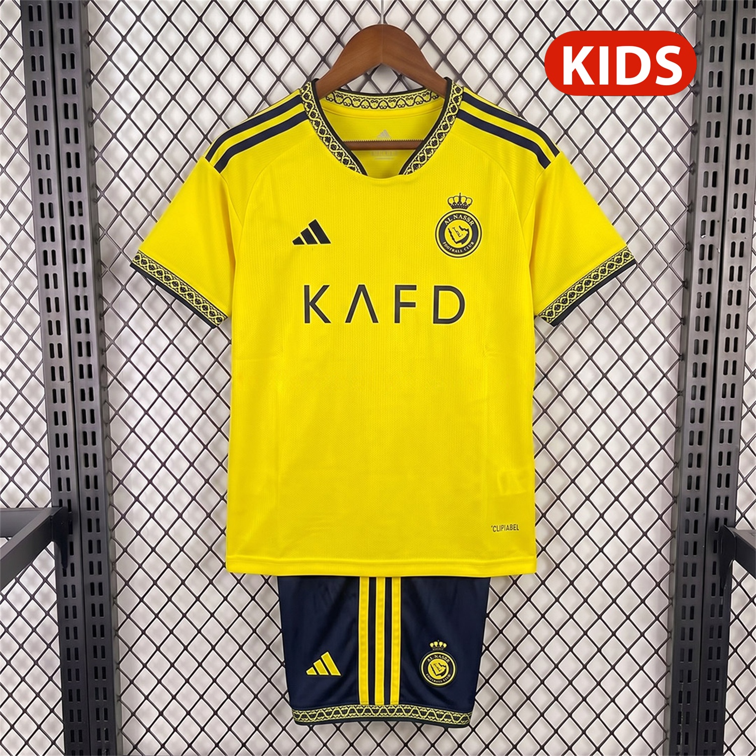 Al Nassr Riyadh Victory 26-27 Home Kids Kit - ManixJersey