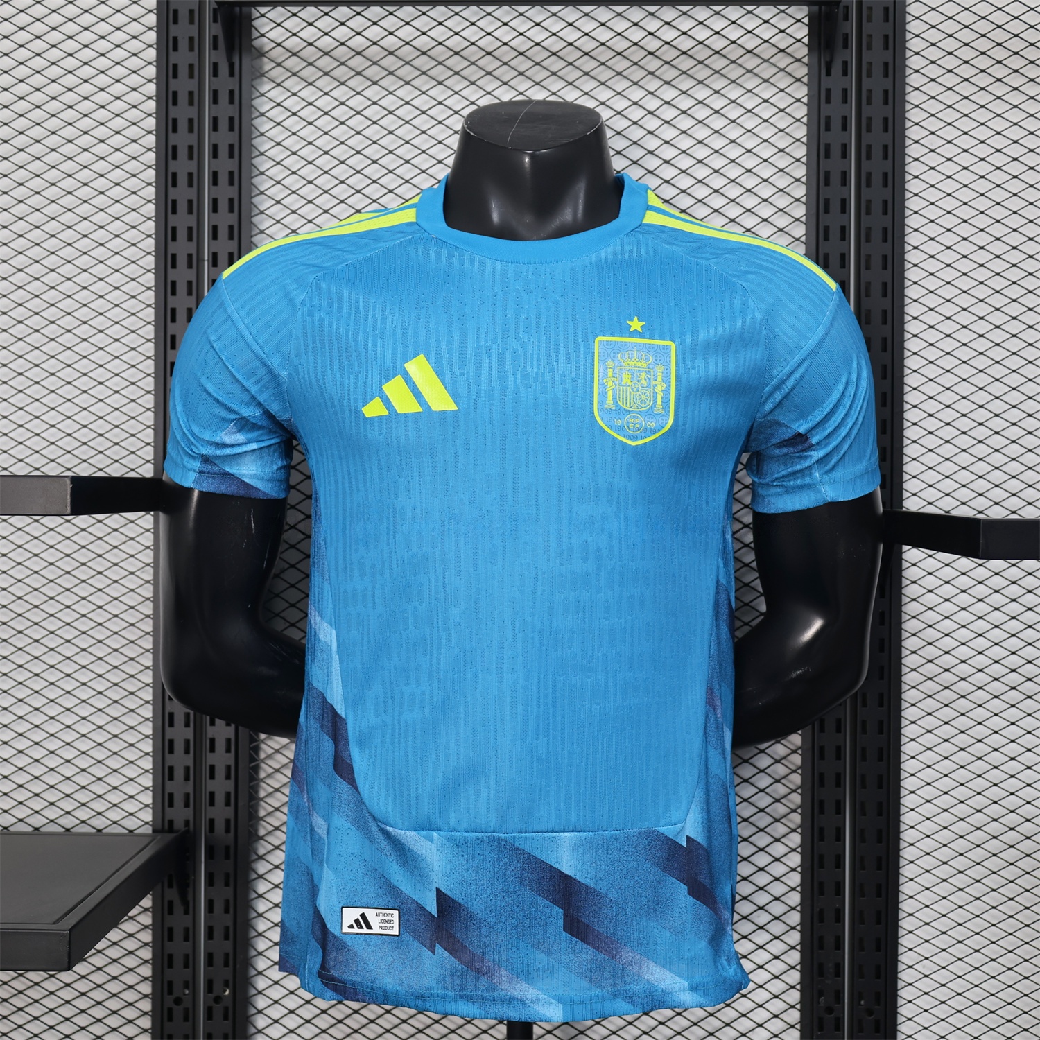 Spain 2026 Blue Goalkeeper Jersey - Player Version - ManixJersey