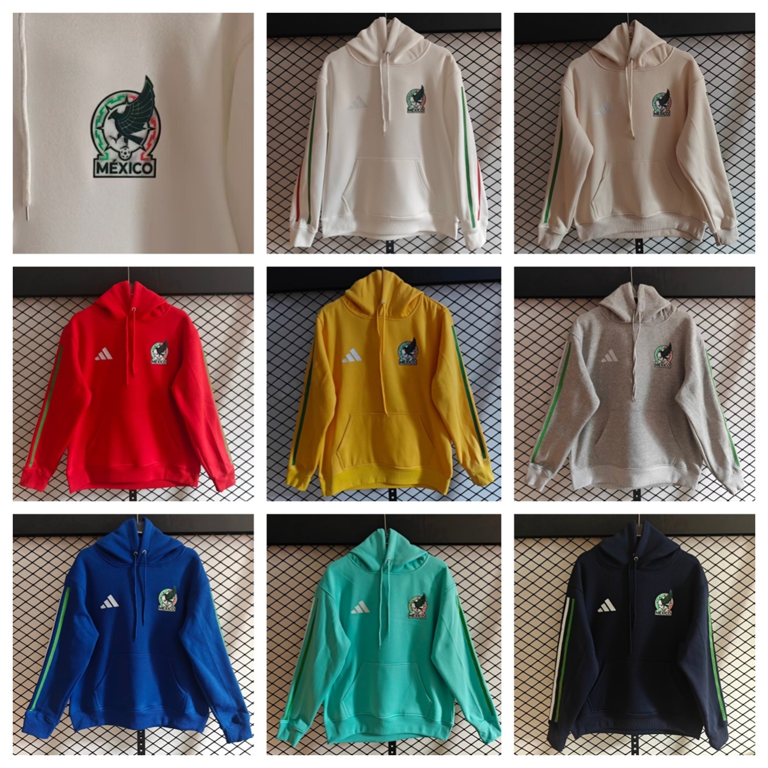 Mexico 2026 Away Unisex Pullover Hoodie - ManixJersey