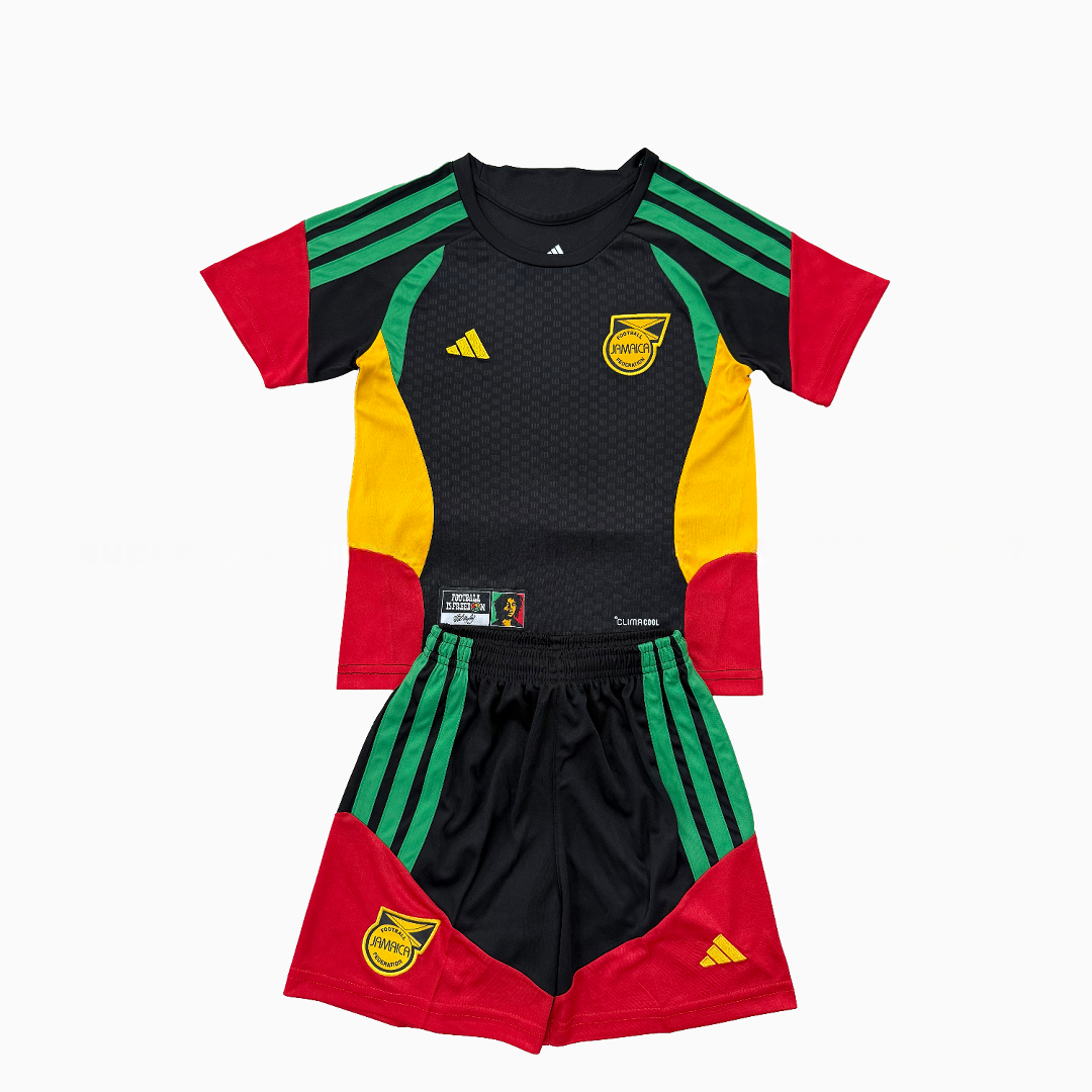 Jamaica 2026 Black Training Men's Adult Jersey Set - Fans Version - ManixJersey