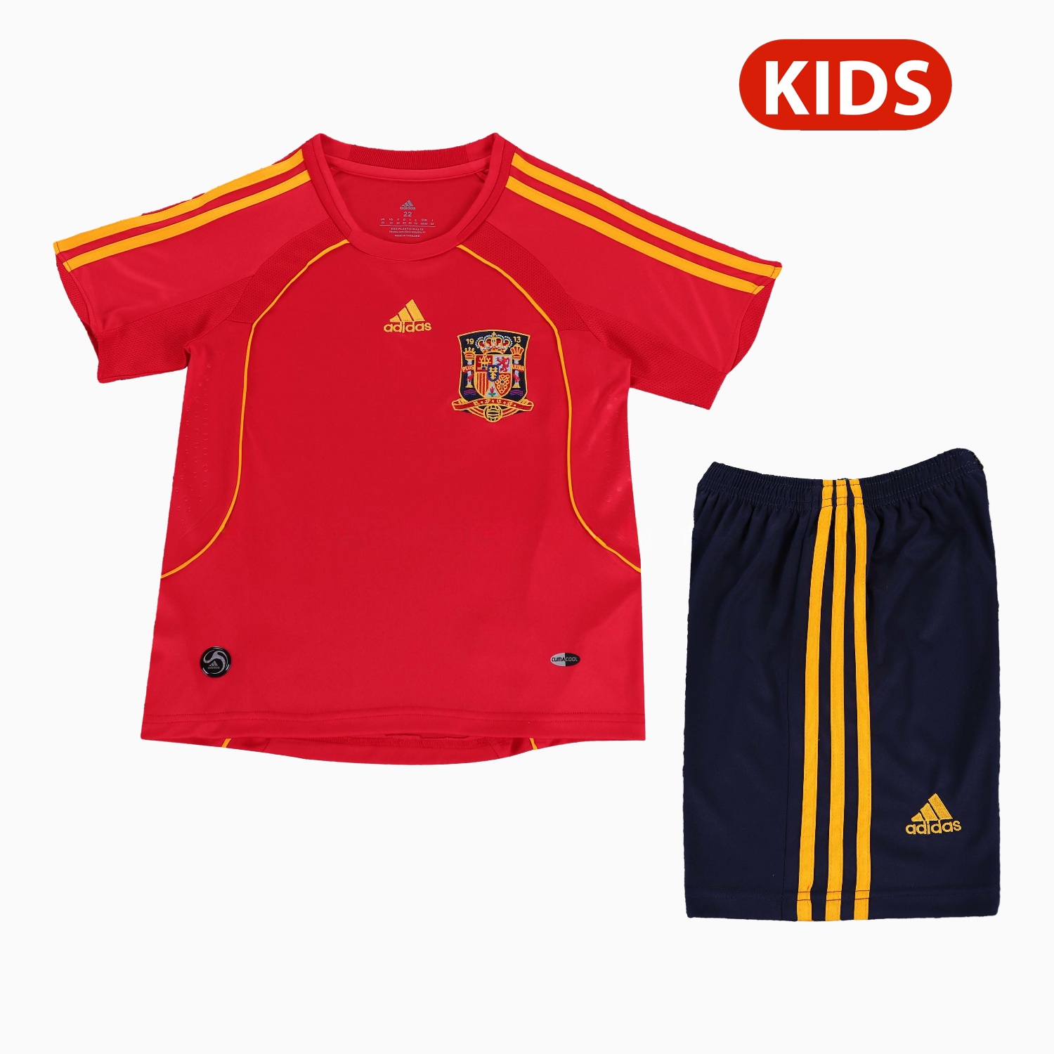 Retro Spain 2008 Home Kids Kit - ManixJersey