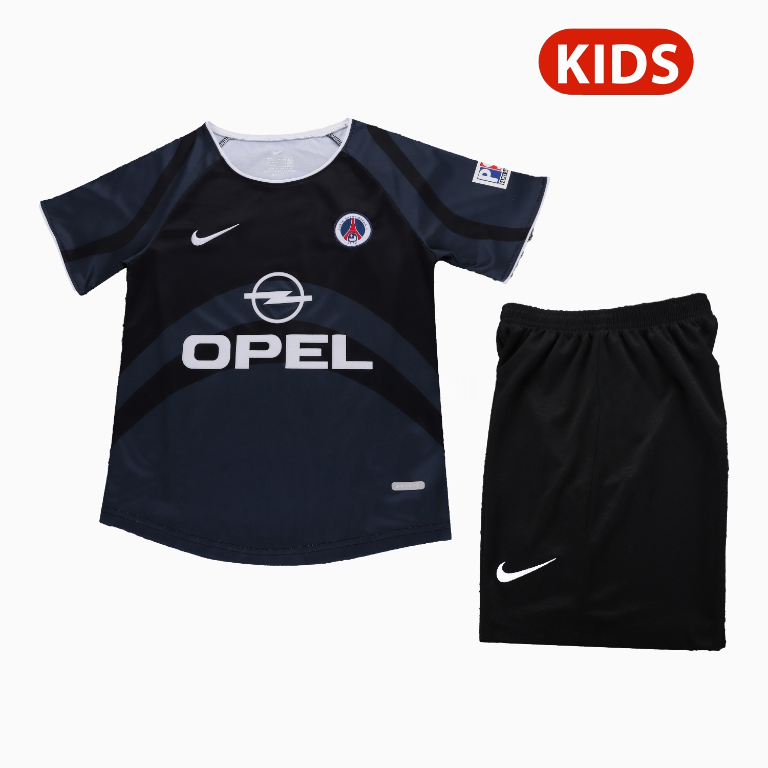 Retro Paris Saint-Germain PSG 2001-02 Third Kids Kit - ManixJersey