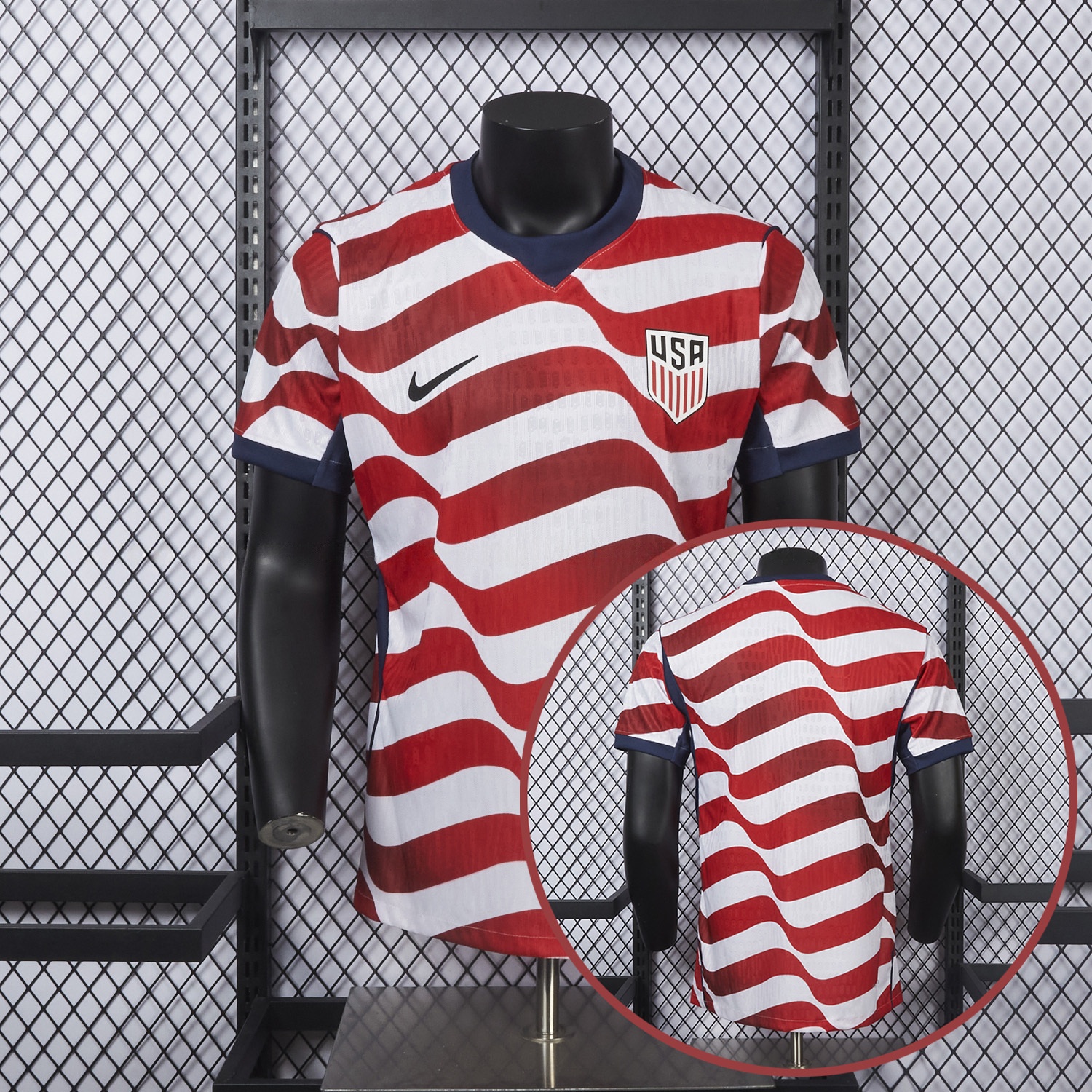 【Stripes on Both Sides】United States USA 2026 Home Jersey - Player Version - ManixJersey