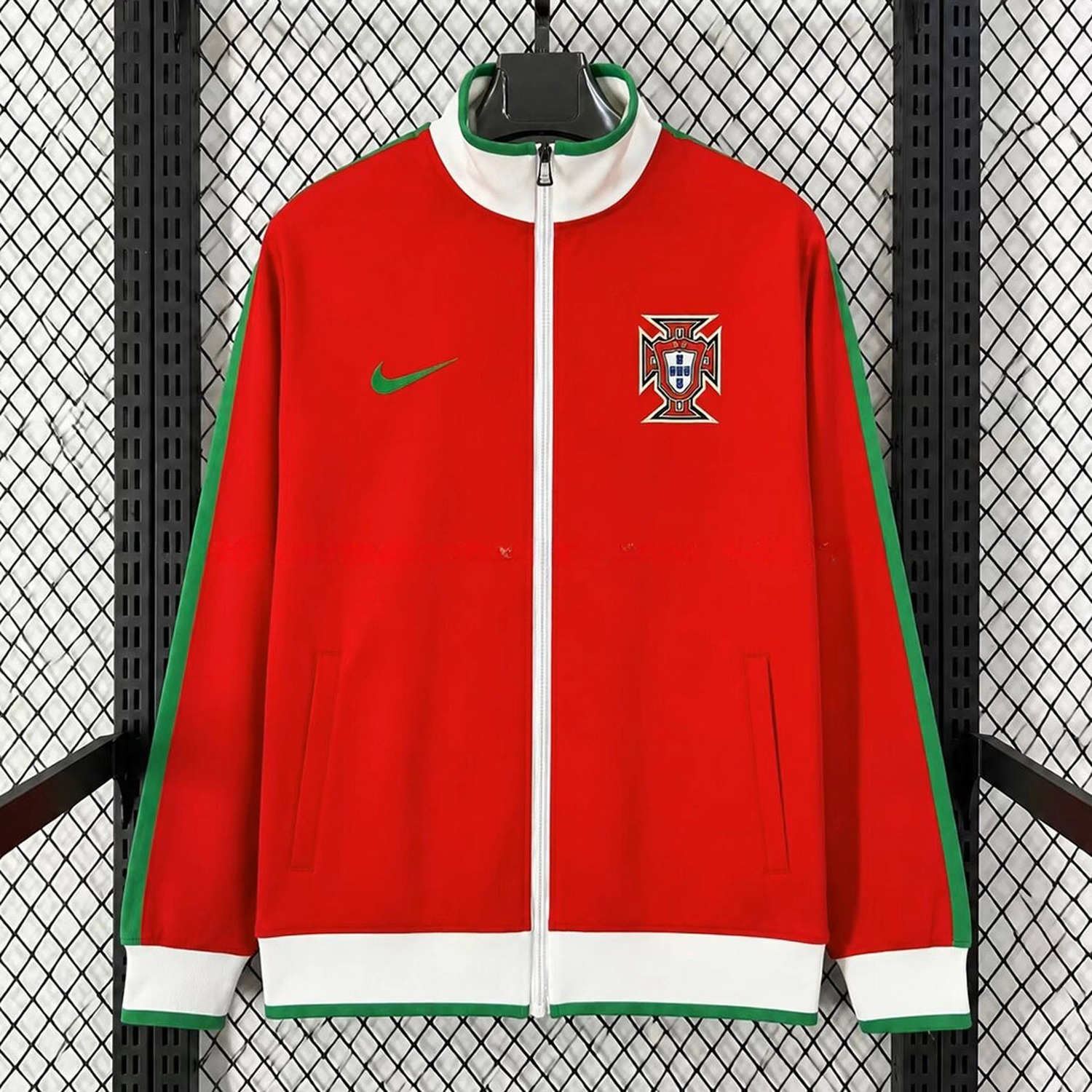 Retro Portugal 2010-12 Red Windbreaker - ManixJersey