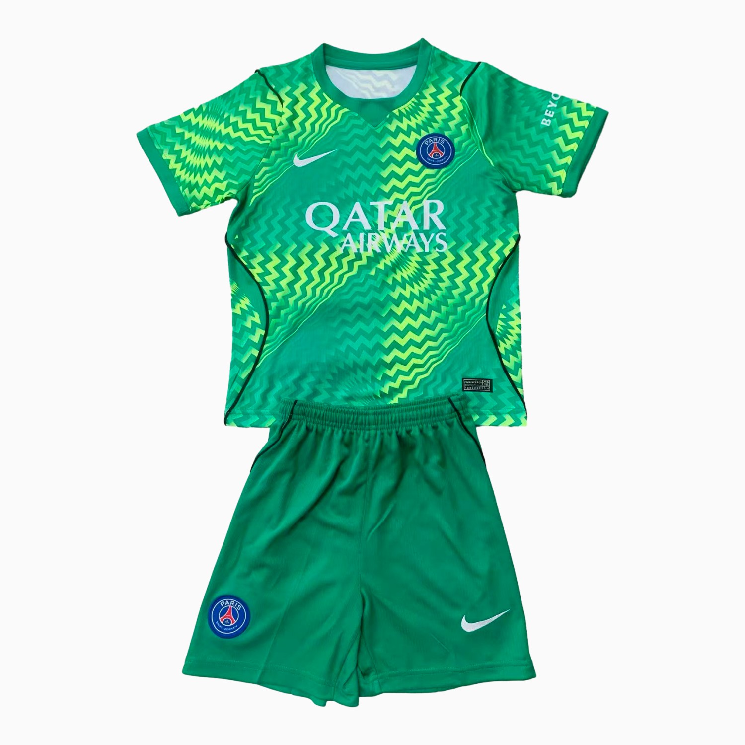Paris Saint-Germain PSG 26-27 Green Goalkeeper Men's Adult Jersey Set - Fans Version - ManixJersey