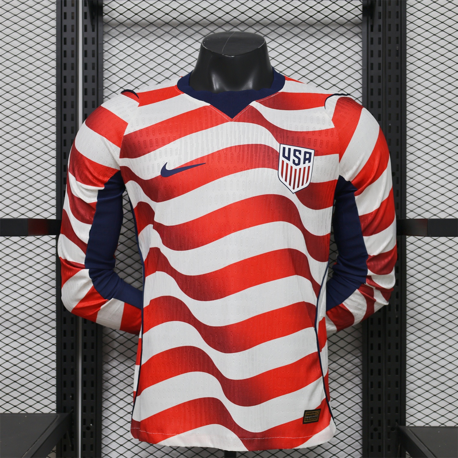 【Back Blank】United States USA 2026 Home Long Sleeves Jersey - Player Version - ManixJersey