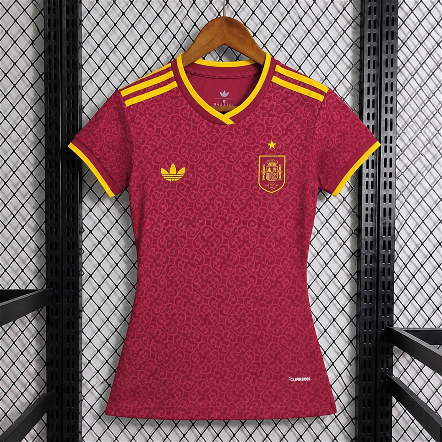 Women's Spain 2026 Trefoil Maroon Special Jersey - Fans Version - ManixJersey