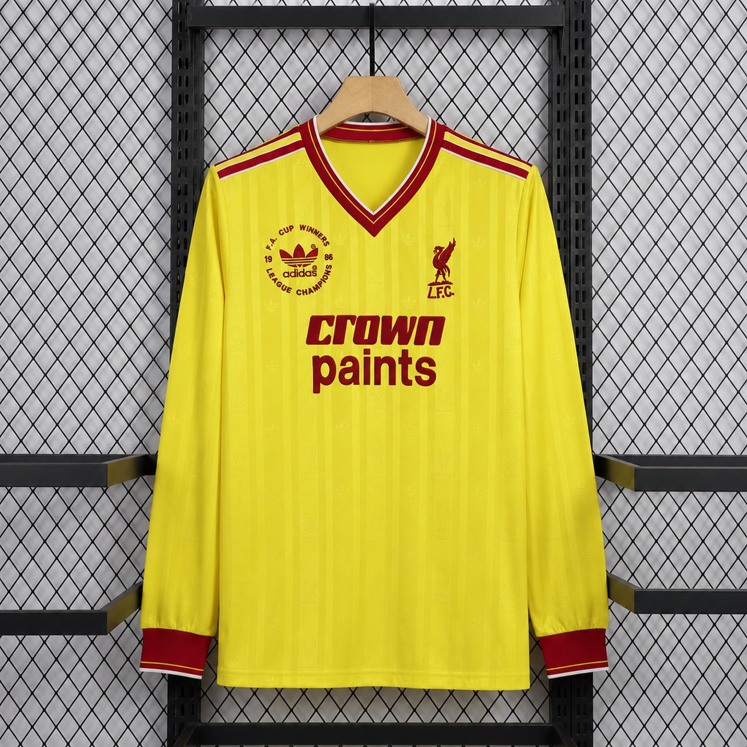 Retro Liver.pool 1985-86 Away Long Sleeves Jersey - ManixJersey