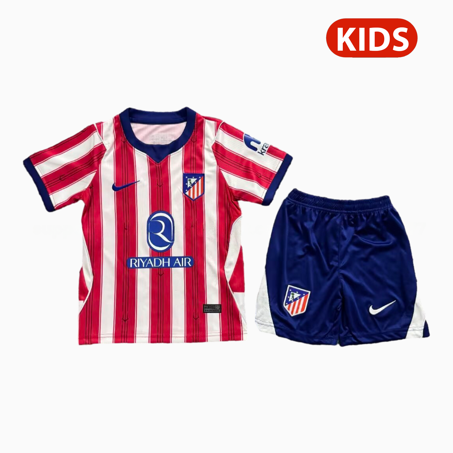 Atletico Madrid 26-27 Home Kids Kit - Fans Version - ManixJersey