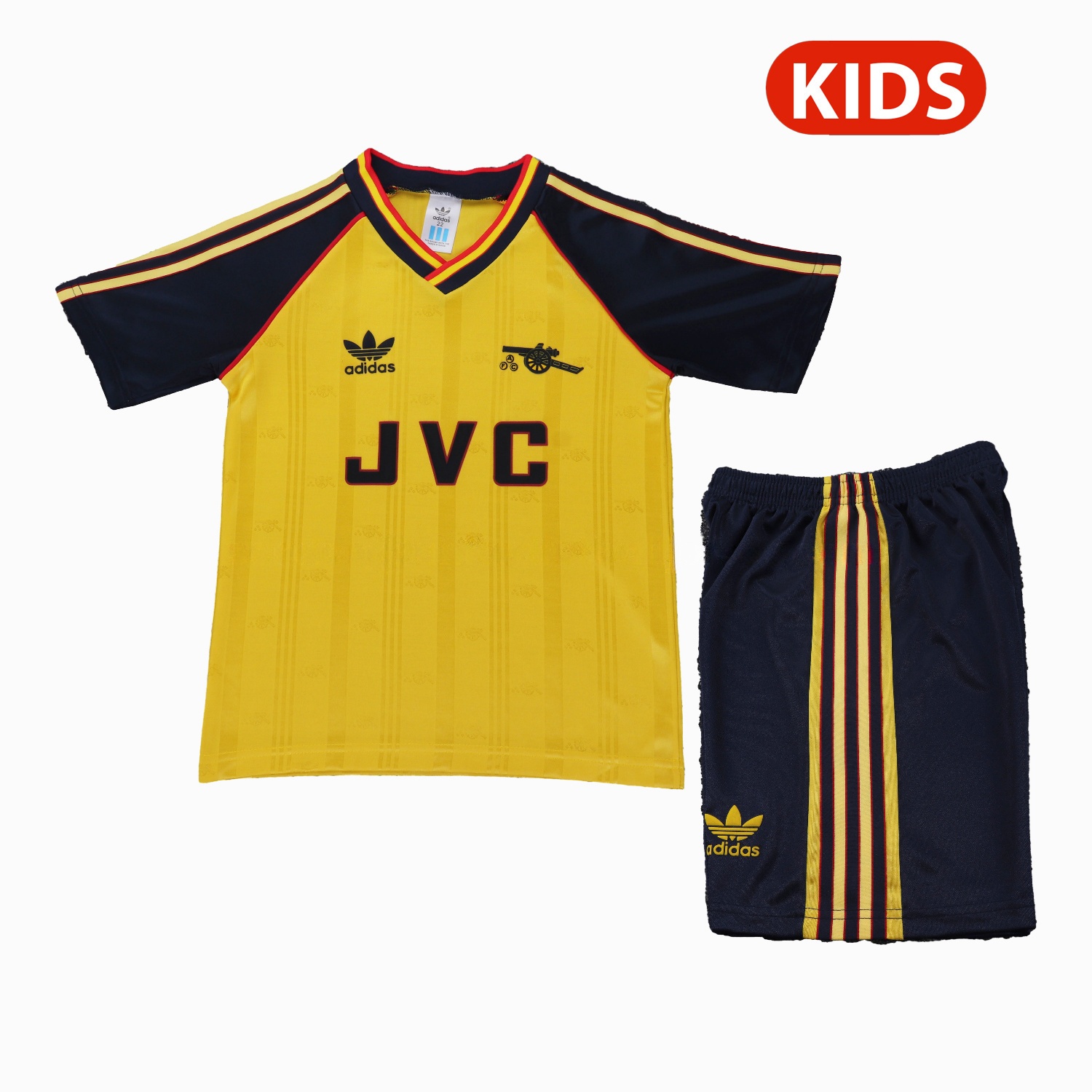 Retro Arsenal 1988-90 Away Kids Kit - ManixJersey