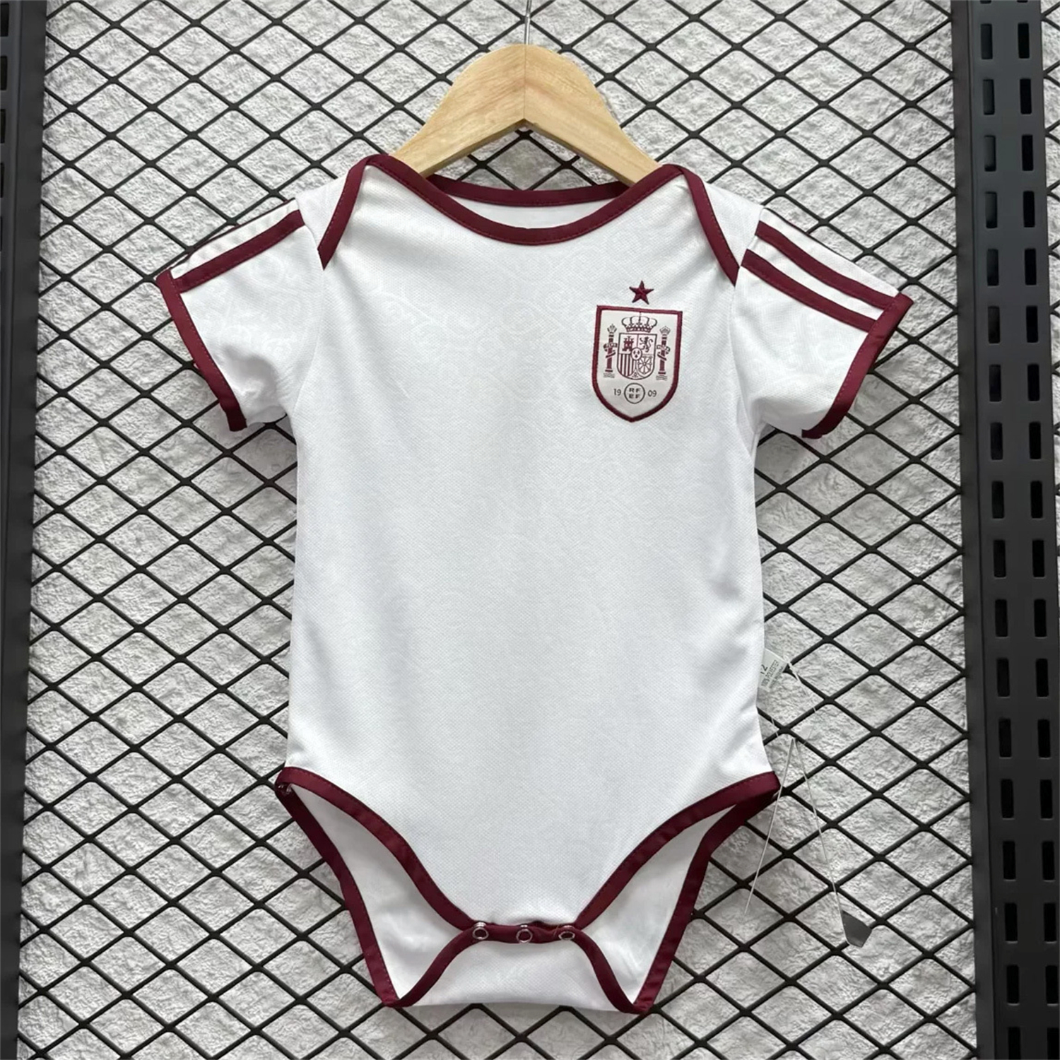 Spain 2026 Away Baby Crawling Suit - ManixJersey