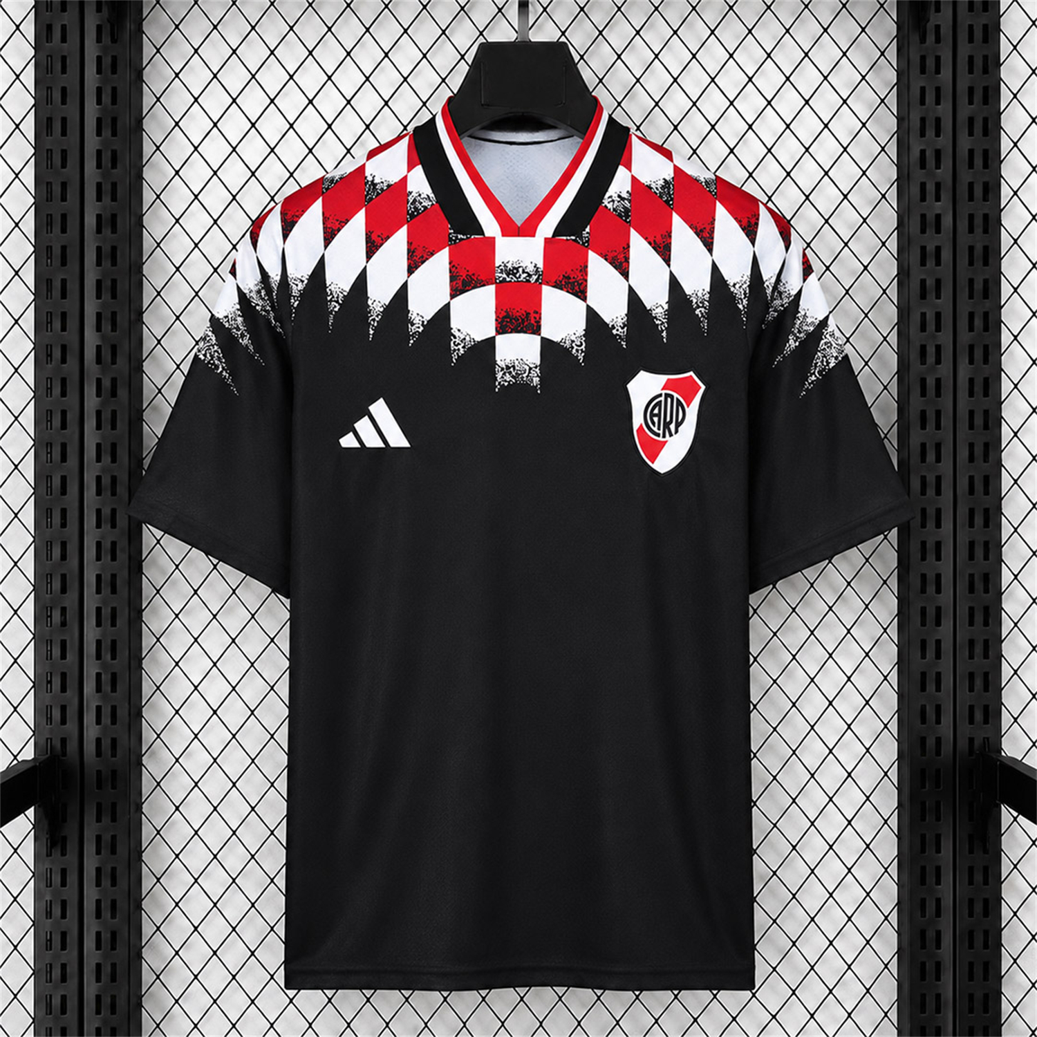 River Plate 26-27 Black Retro Style Jersey - Fans Version - ManixJersey