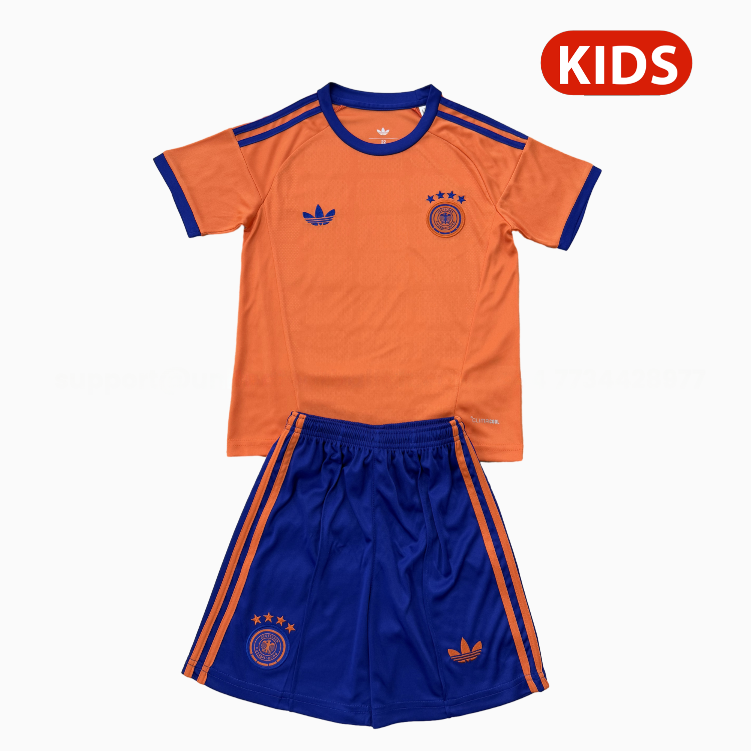 Germany 2026 Orange Goalkeeper Jersey Kids Kit - ManixJersey
