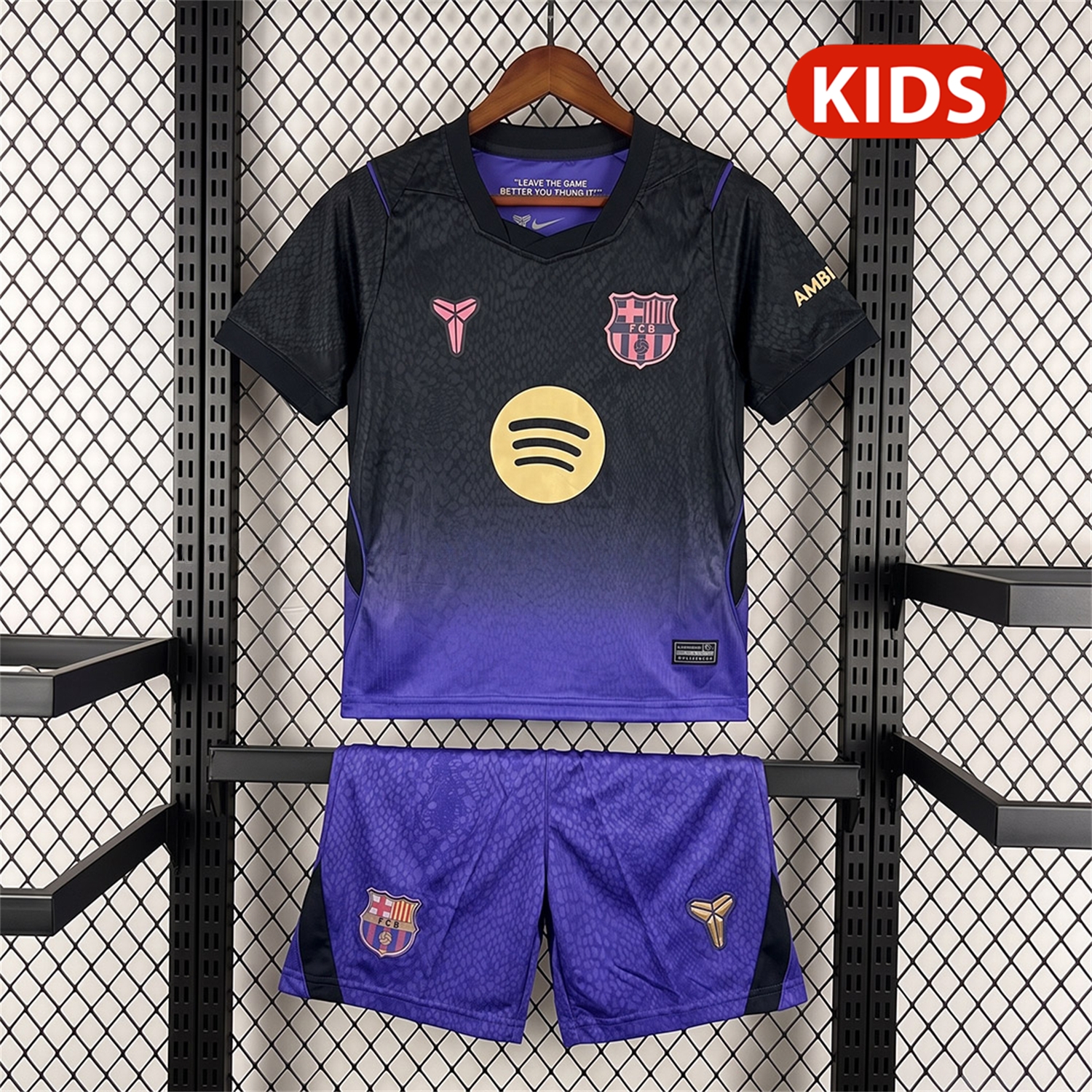 Barcelona 26-27 Away Kids Kit - Fans Version - ManixJersey