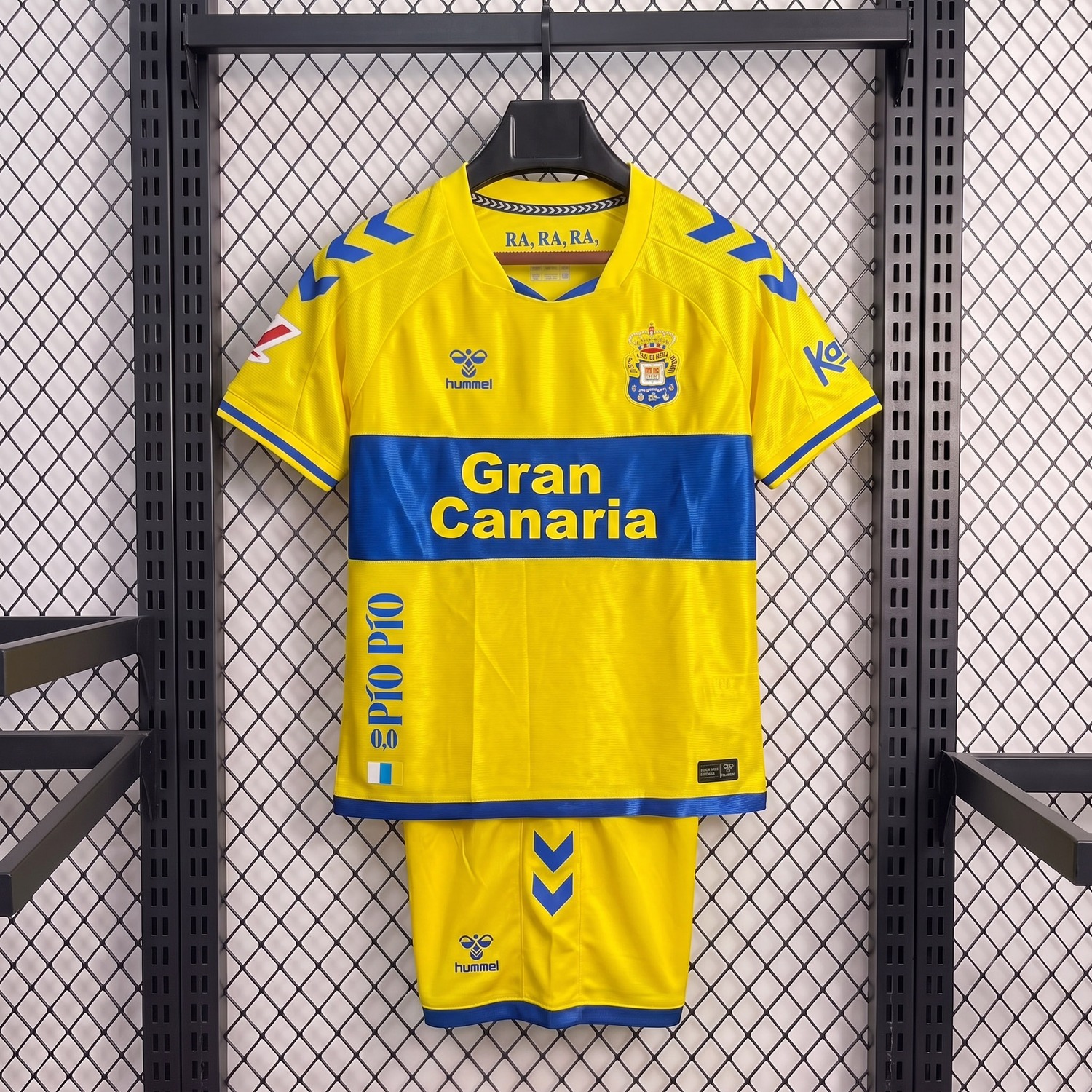 Las Palmas 26-27 Home Yellow Kids Kit - ManixJersey