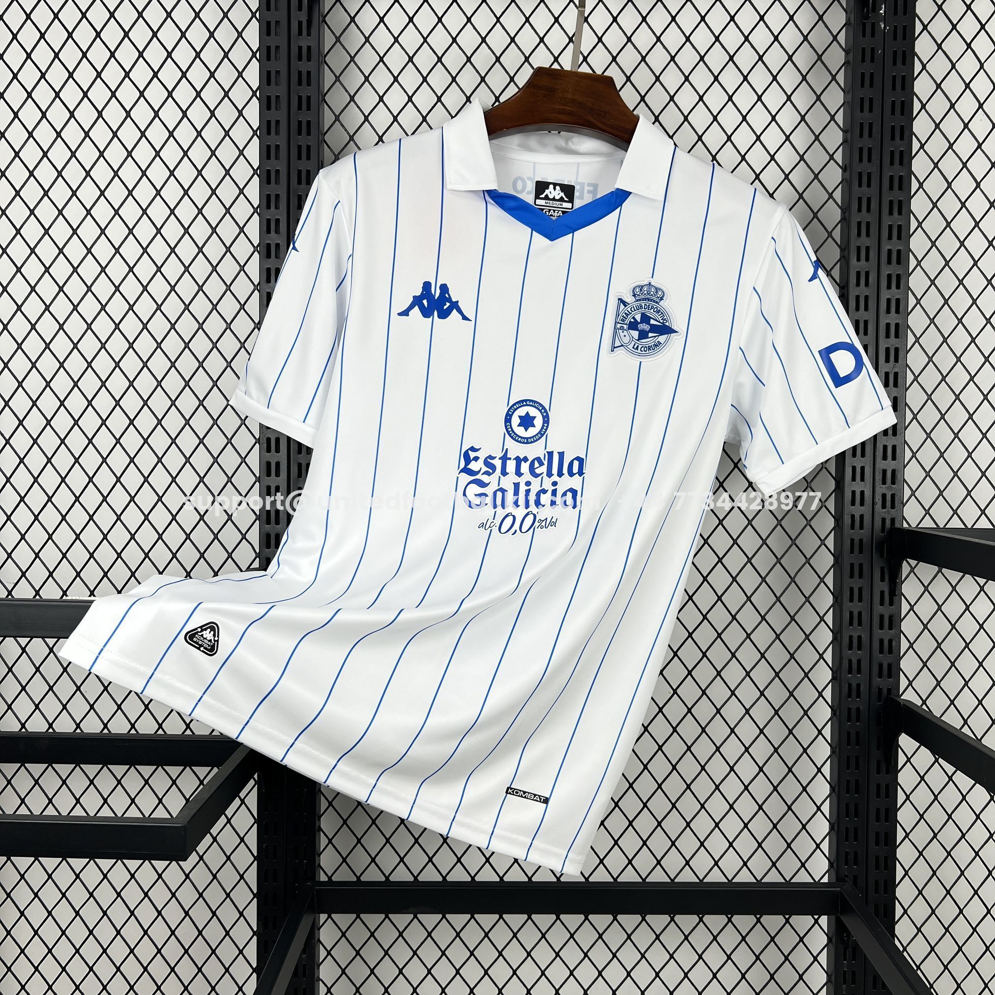 Deportivo de La Coruña 25-26 Retro Style White Polo Jersey - Fans Version - ManixJersey