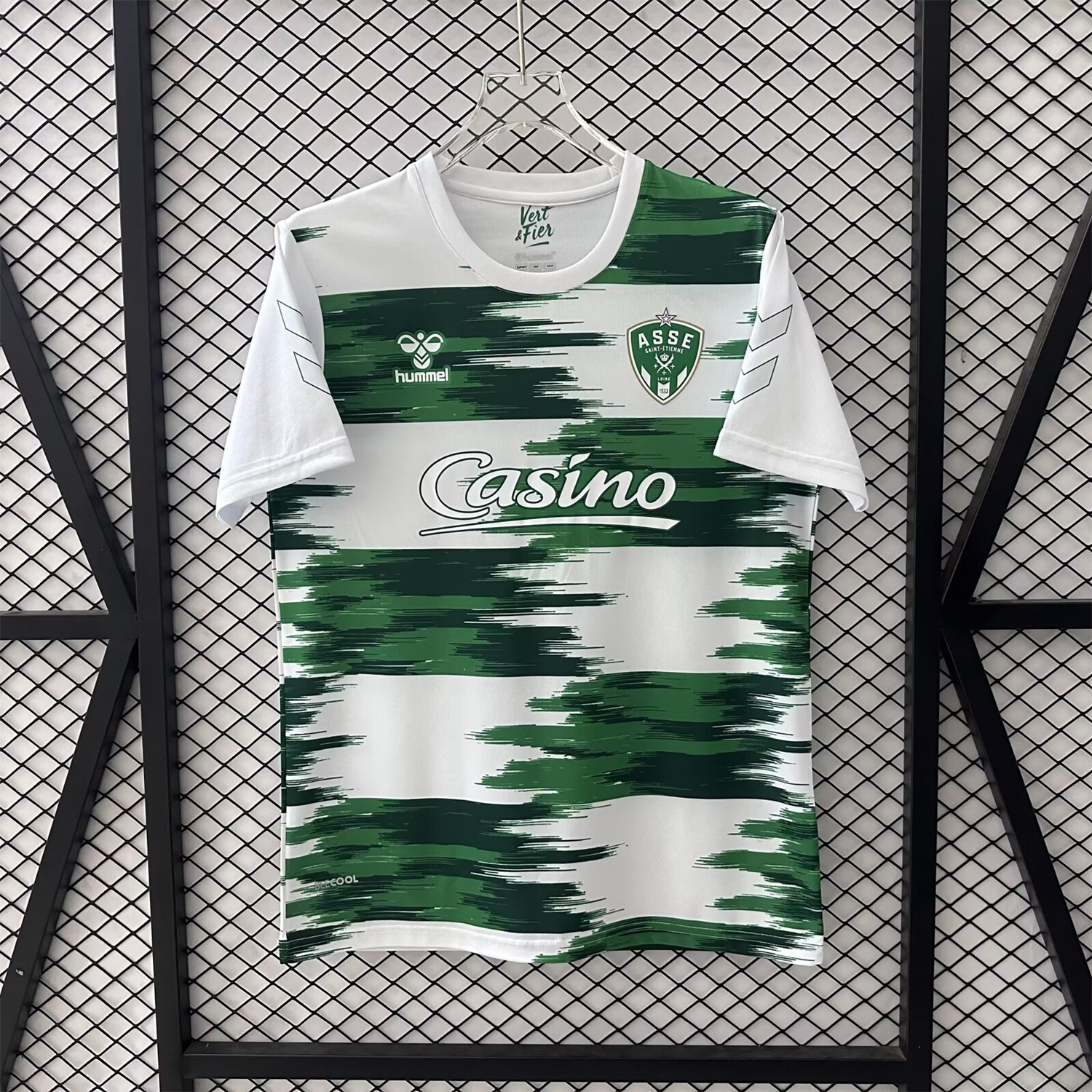 AS Saint-Etienne 25-26 Pre-Match Green And White Jersey - Fans Version - ManixJersey