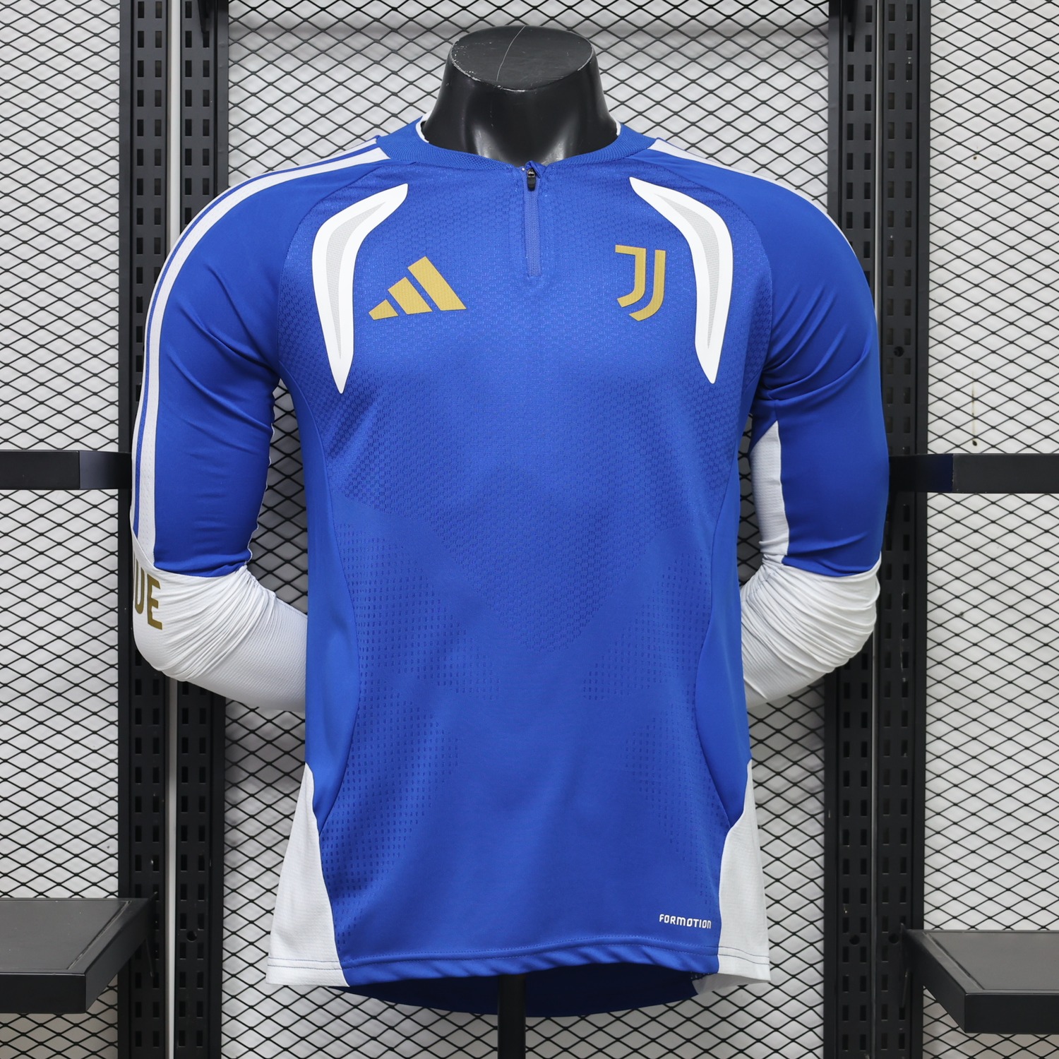 Juventus 26-27 Blue Long Sleeves Training Jersey - Player Version - ManixJersey
