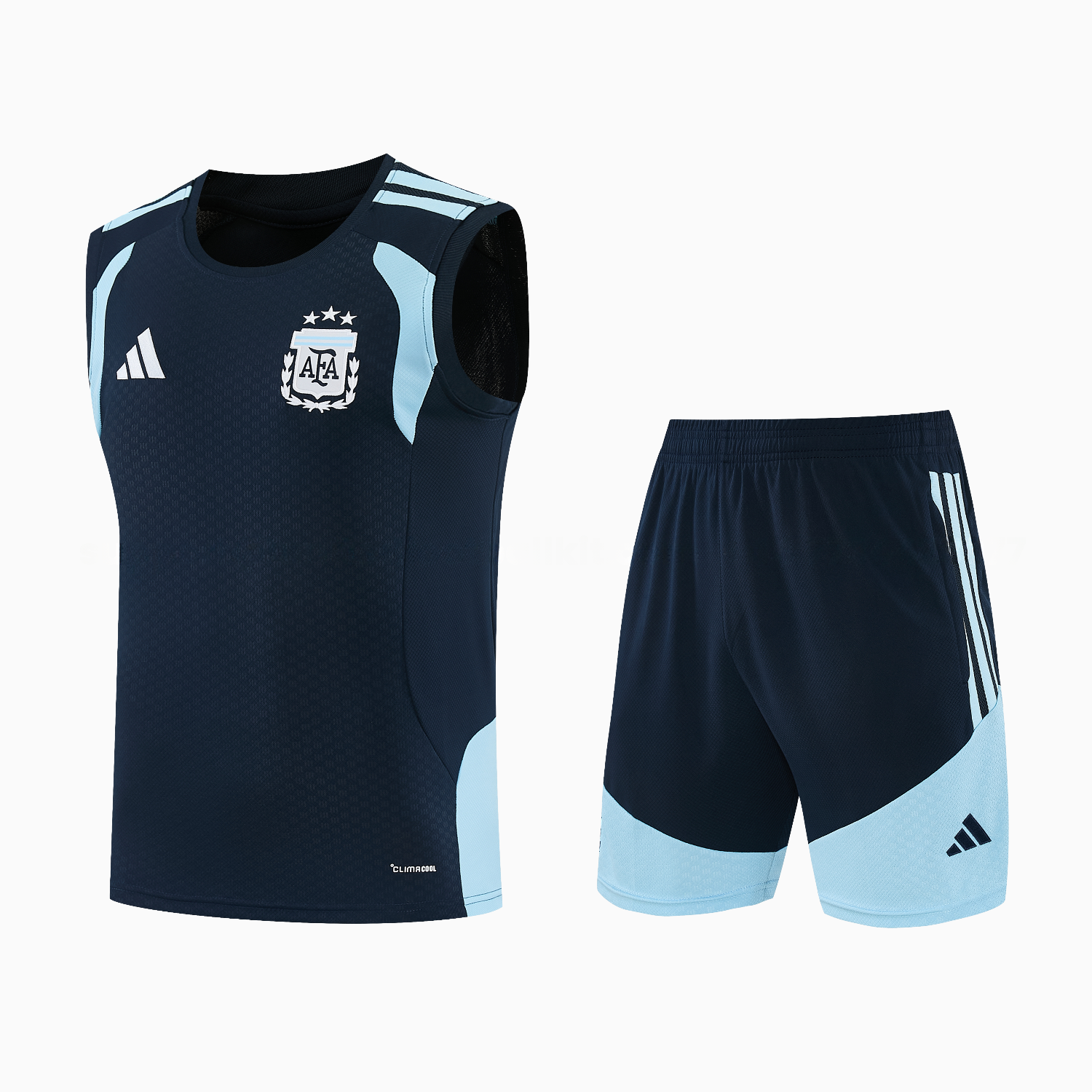 Argentina 2026 Vest Training Set - Dark Blue Top & Dark Blue Pants - ManixJersey