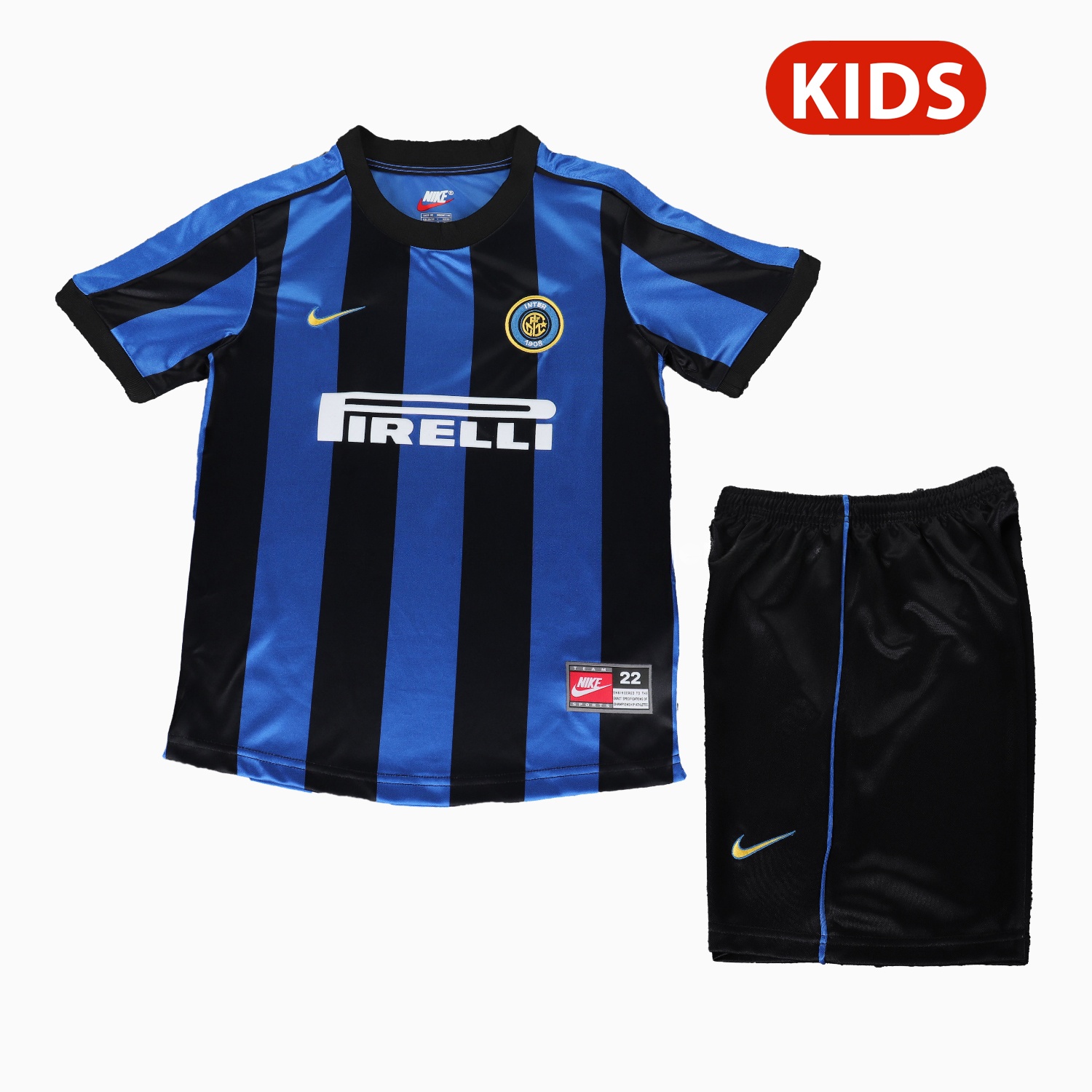 Retro Inter Milan 1999-00 Home Kids Kit - ManixJersey