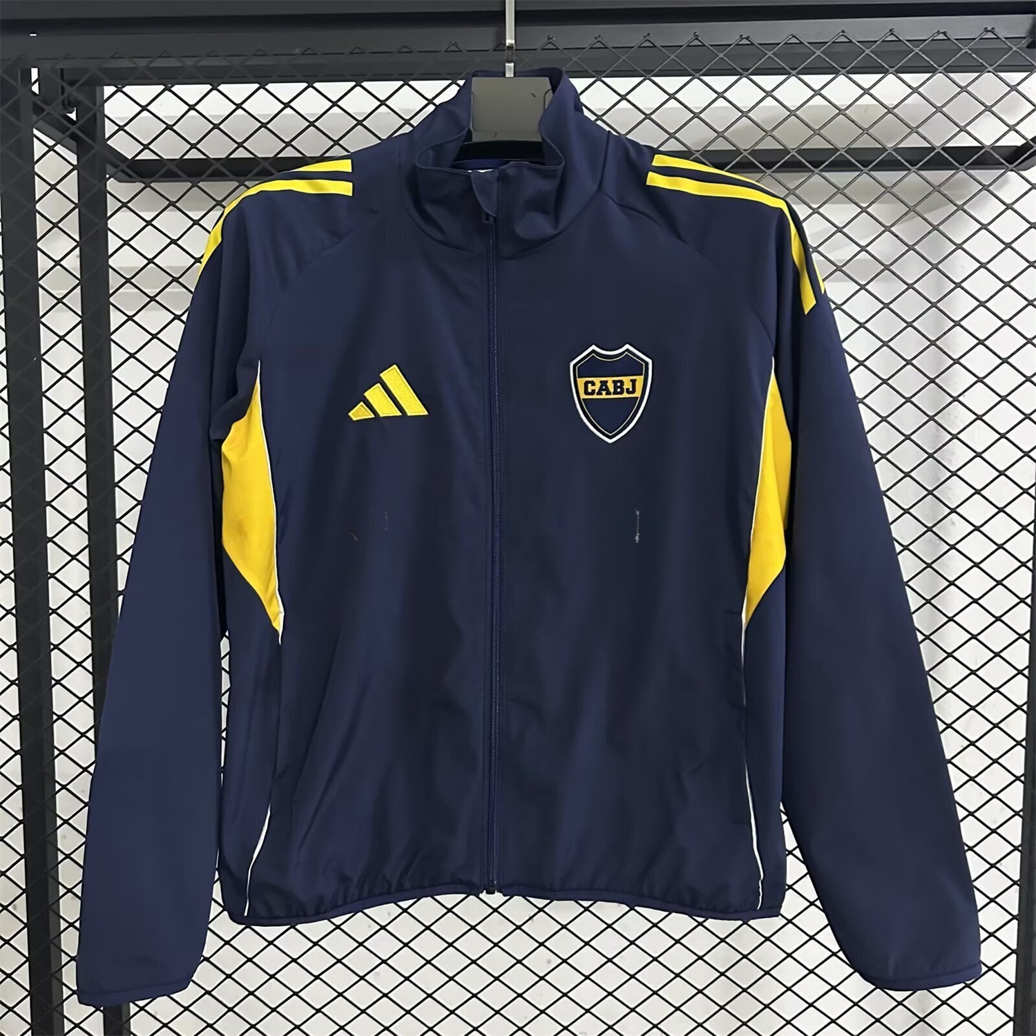 Boca Juniors 25-26 Training Windbreaker Jacket - Dark Grey - ManixJersey