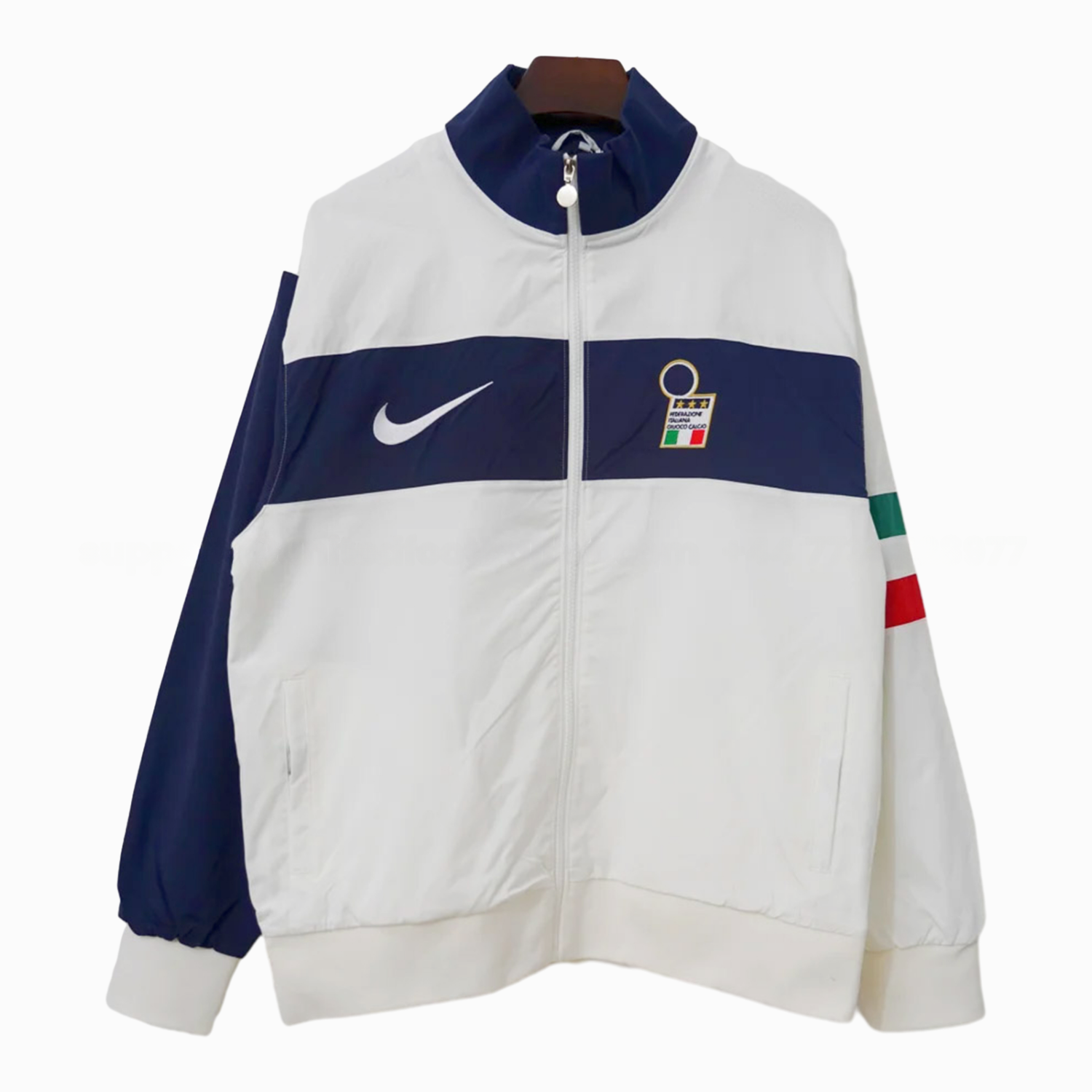 Retro Italy 1996 Windbreaker Jacket - White - ManixJersey