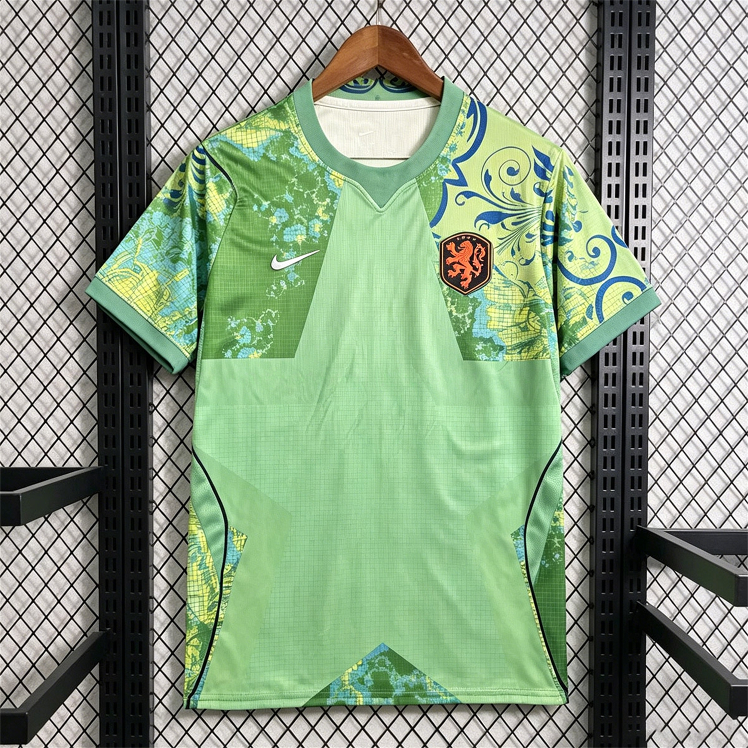 Netherlands 2026 Hollywood Goalkeeper Green Jersey - Fans Version - ManixJersey