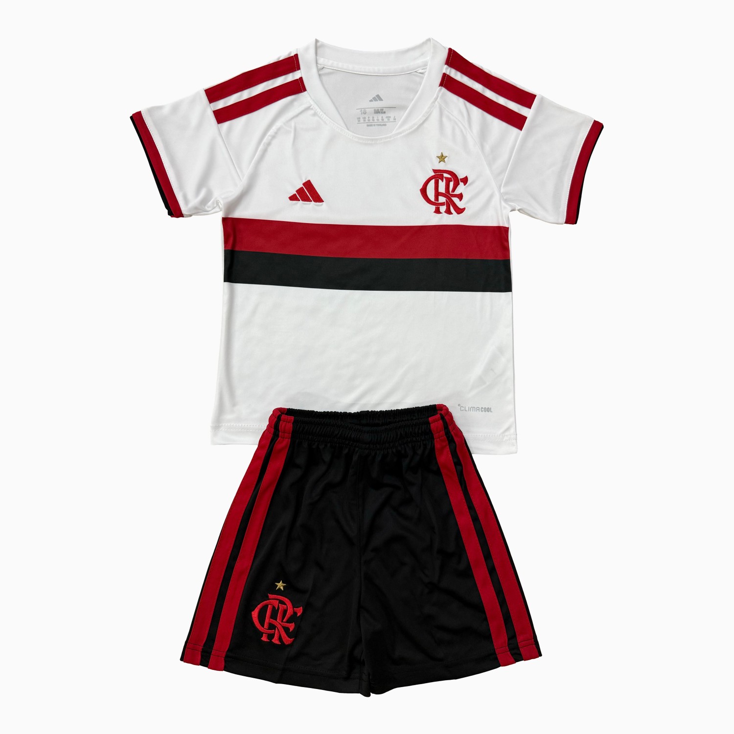Flamengo 26-27 Away White Men's Adult Jersey Set - Fans Version - ManixJersey