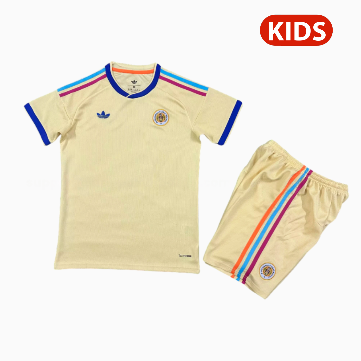 Curaçao 25-26 Away Yellow Kids Kit - ManixJersey