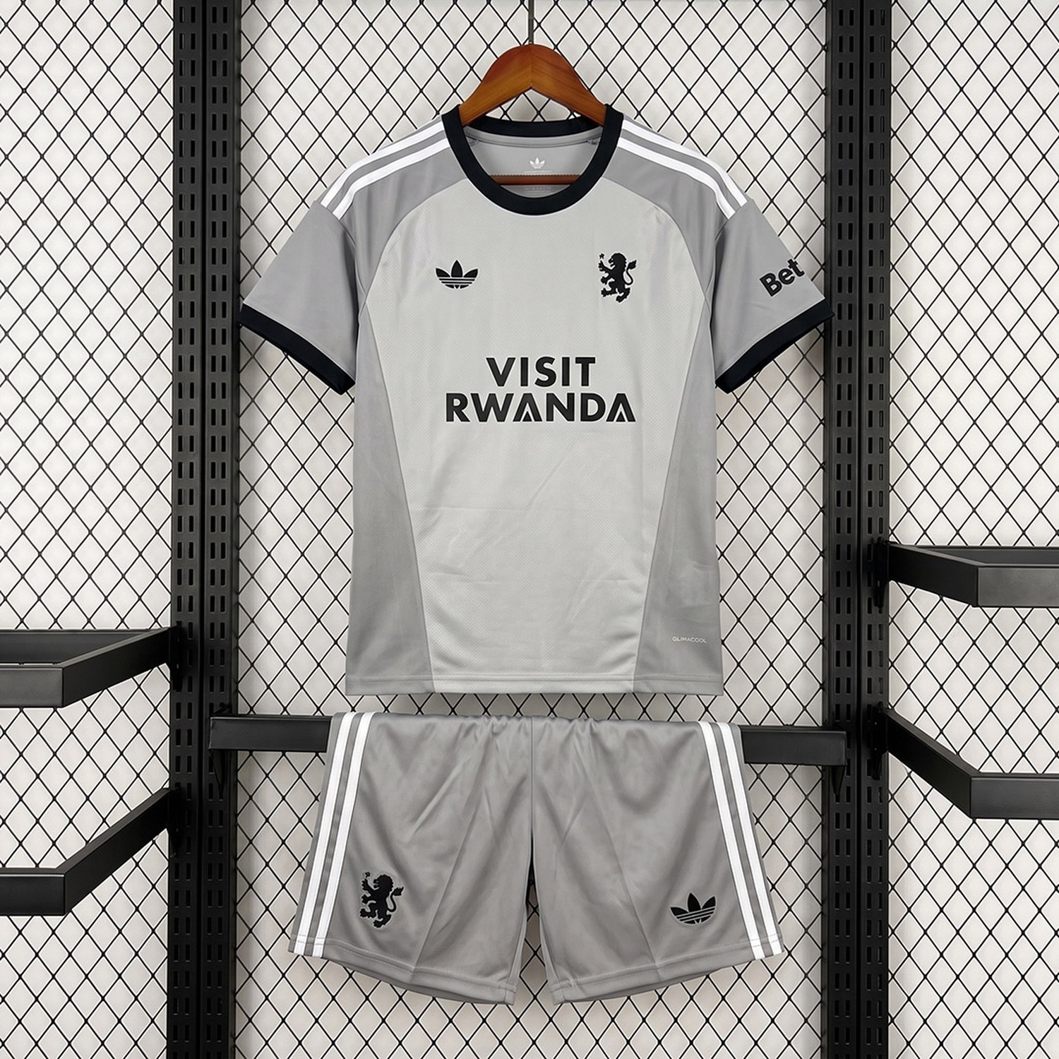 Aston Villa 26-27 Grey Goalkeeper Kids Kit - ManixJersey