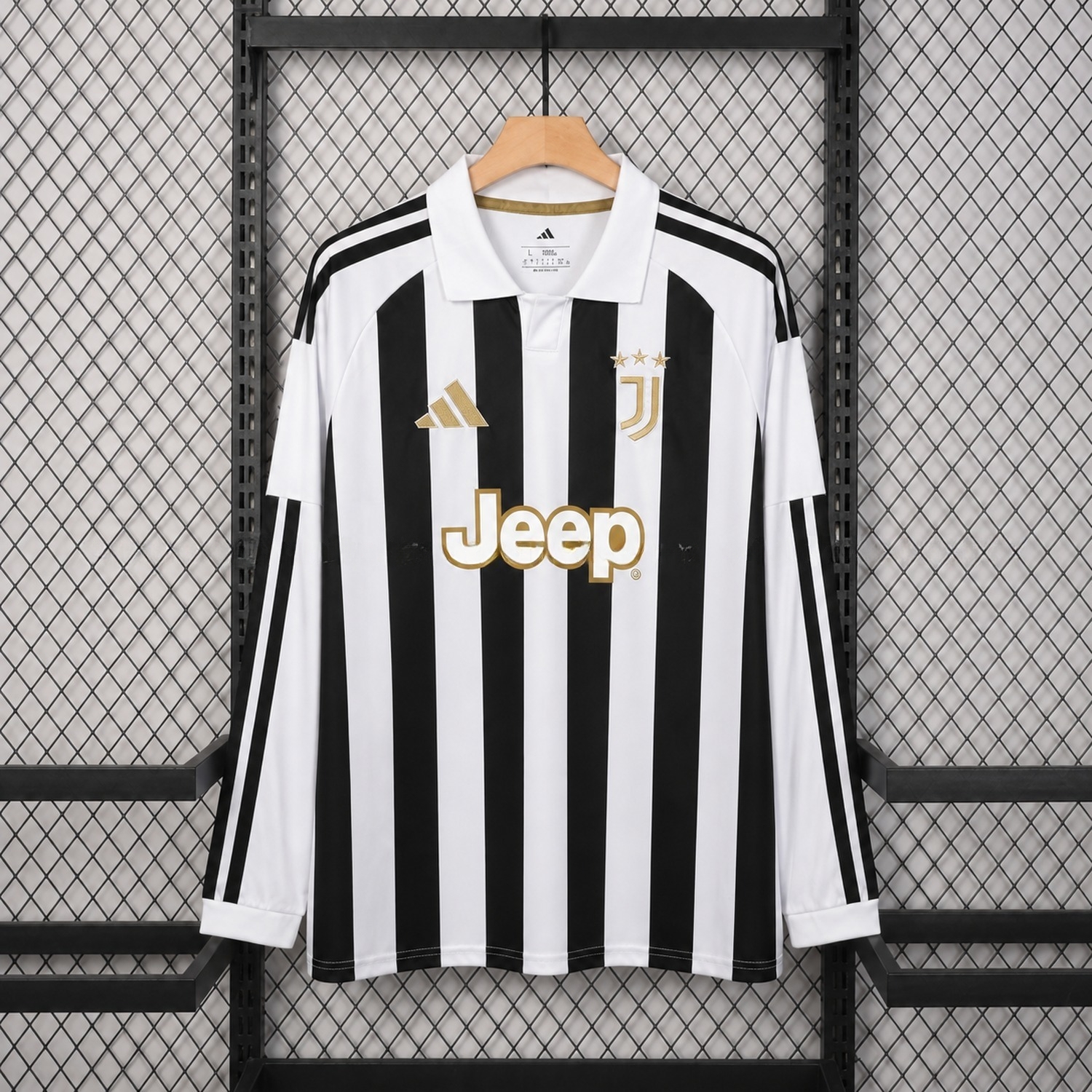 Juventus 26-27 Home Long Sleeves Jersey - Fans Version - ManixJersey