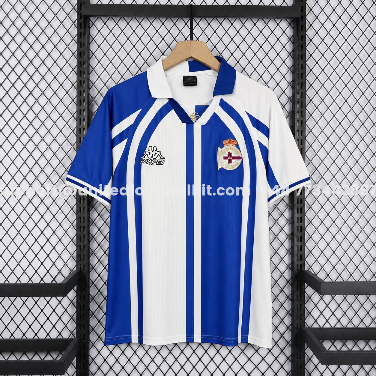 La Coruna 25-26 Retro Style Blue Special Jersey - Fans Version - ManixJersey