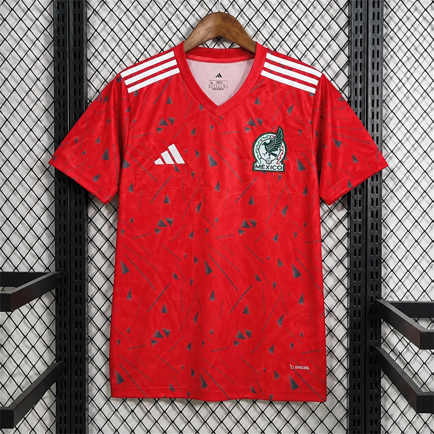 Mexico 2026 Red With Black Pattern Special Jersey - Fans Version - ManixJersey