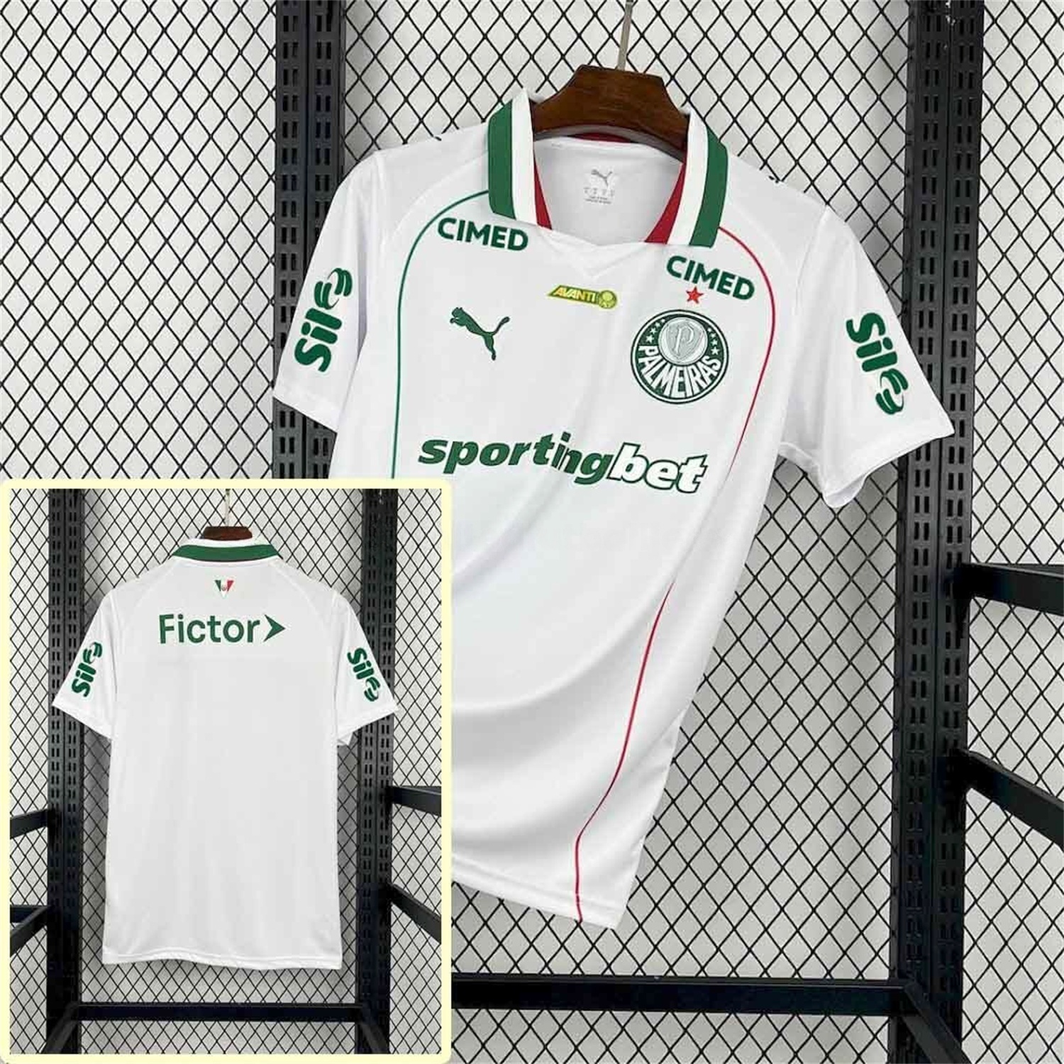 Palmeiras 26-27 Away Jersey With All Sponsors - Fans Version - ManixJersey