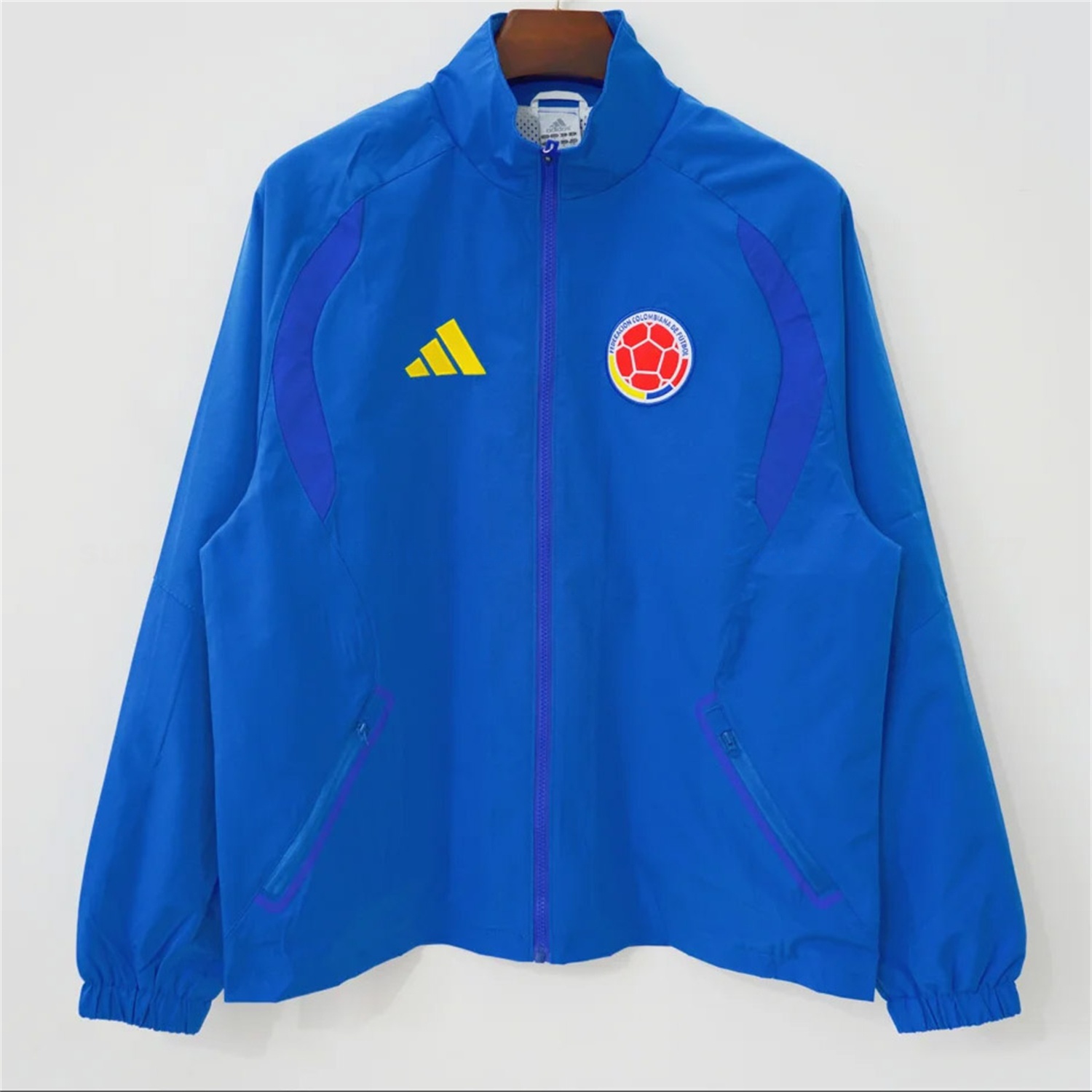 Colombia 2026 Blue Windbreaker Jacket - ManixJersey