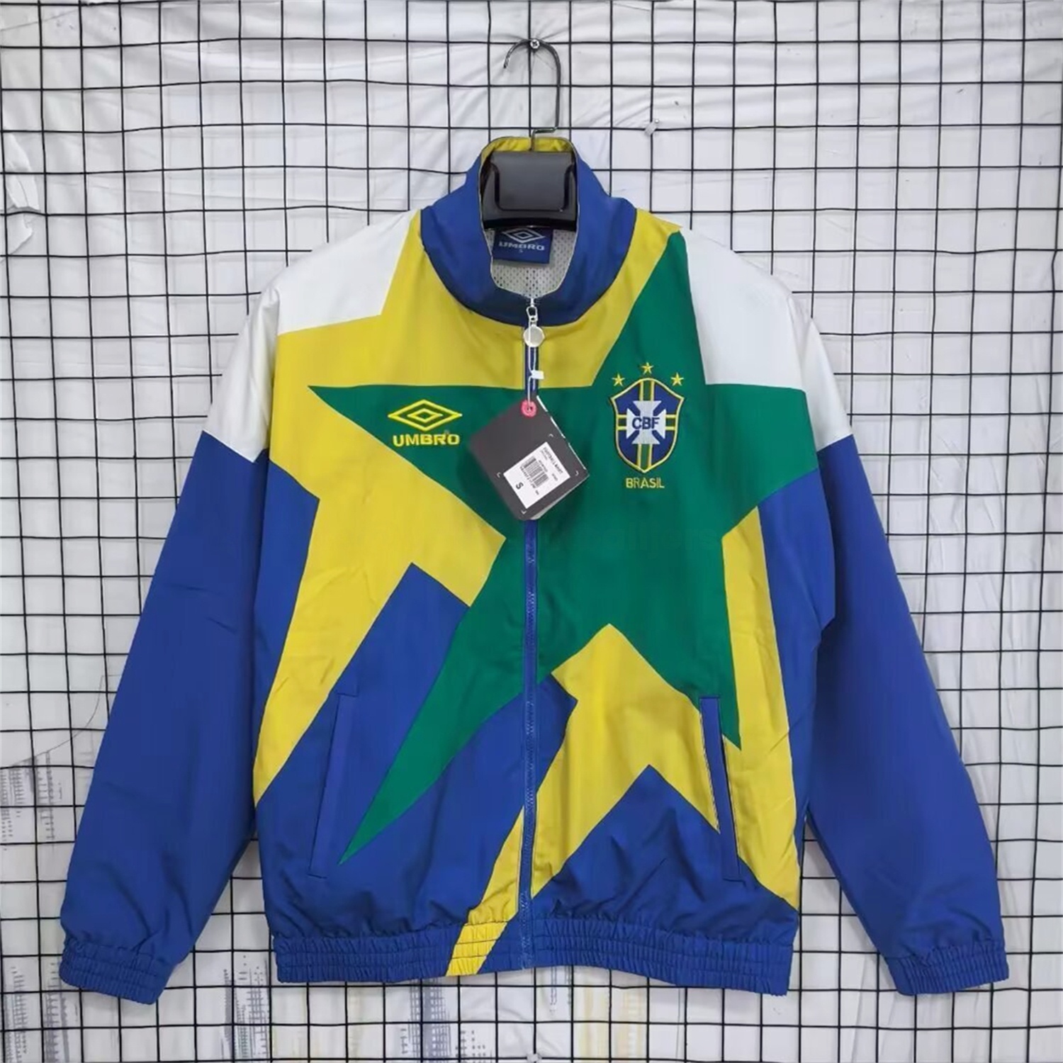 Brazil 2026 Windbreaker Jacket - Green Star - ManixJersey
