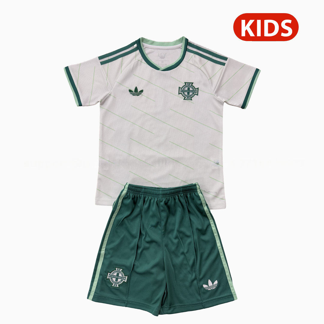 Northern Ireland 26-27 Away Kids Kit - ManixJersey