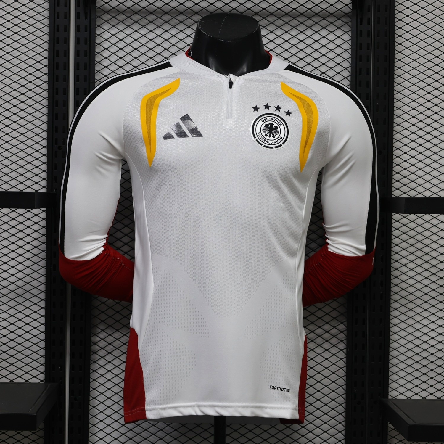 Germany 2026 White Long Sleeves Training Jersey - Player Version - ManixJersey