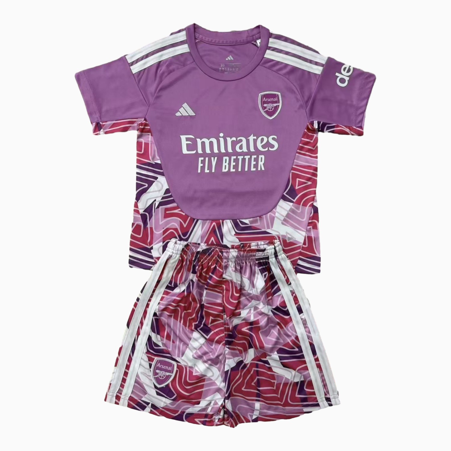 Arsenal 26-27 Pink Goalkeeper Men's Adult Jersey Set - Fans Version - ManixJersey