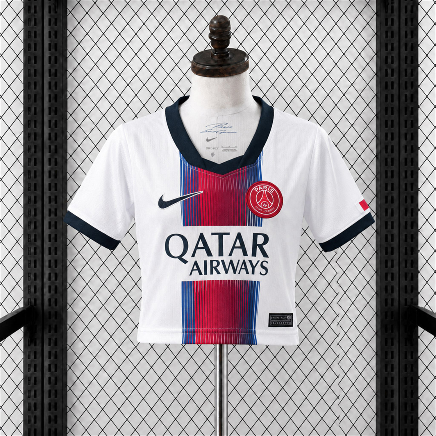 Women's Paris Saint-Germain PSG 26-27 Away Cropped Jersey - Fans Version - ManixJersey