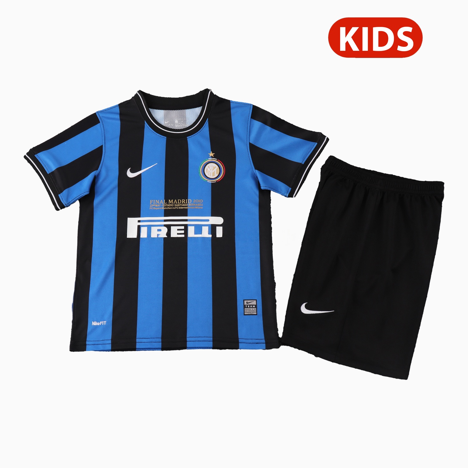 Retro Inter Milan 2010-11 Home Kids Kit - ManixJersey
